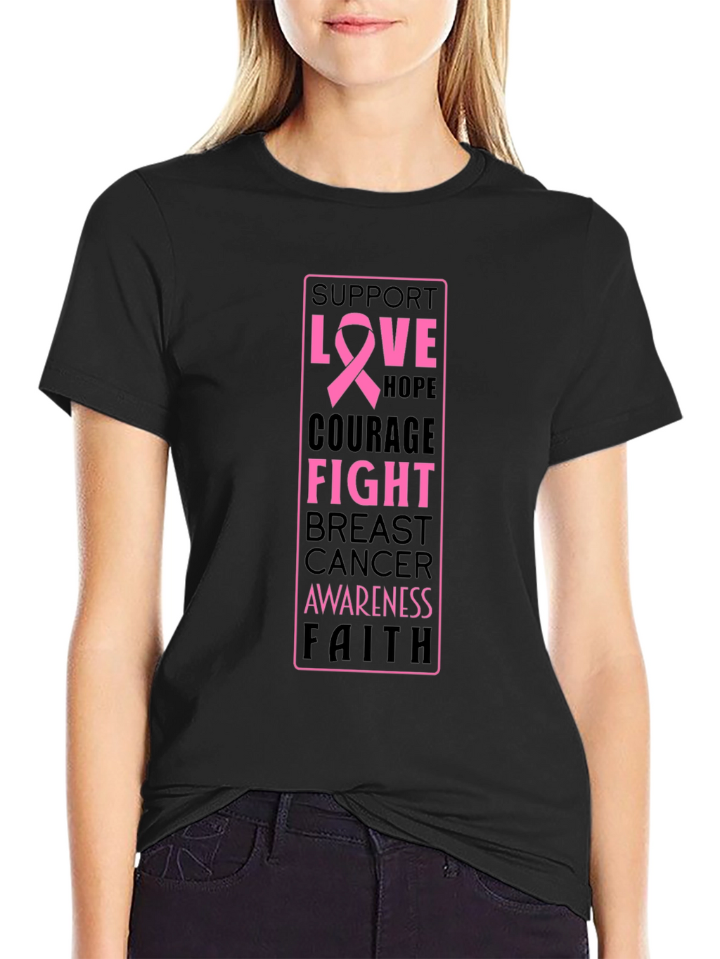 Breast Cancer Awareness Support T-Shirt
