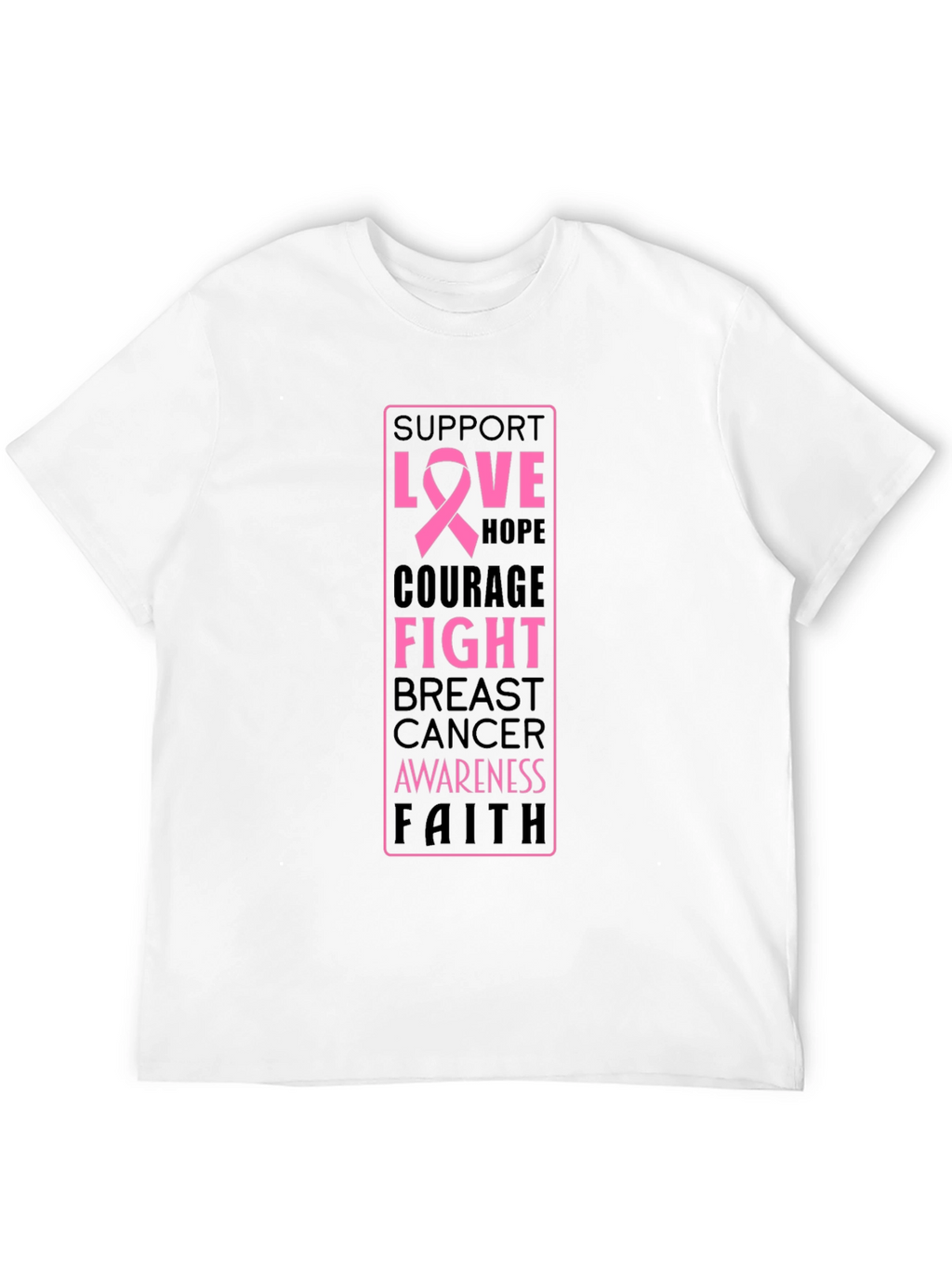 Breast Cancer Awareness Support T-Shirt