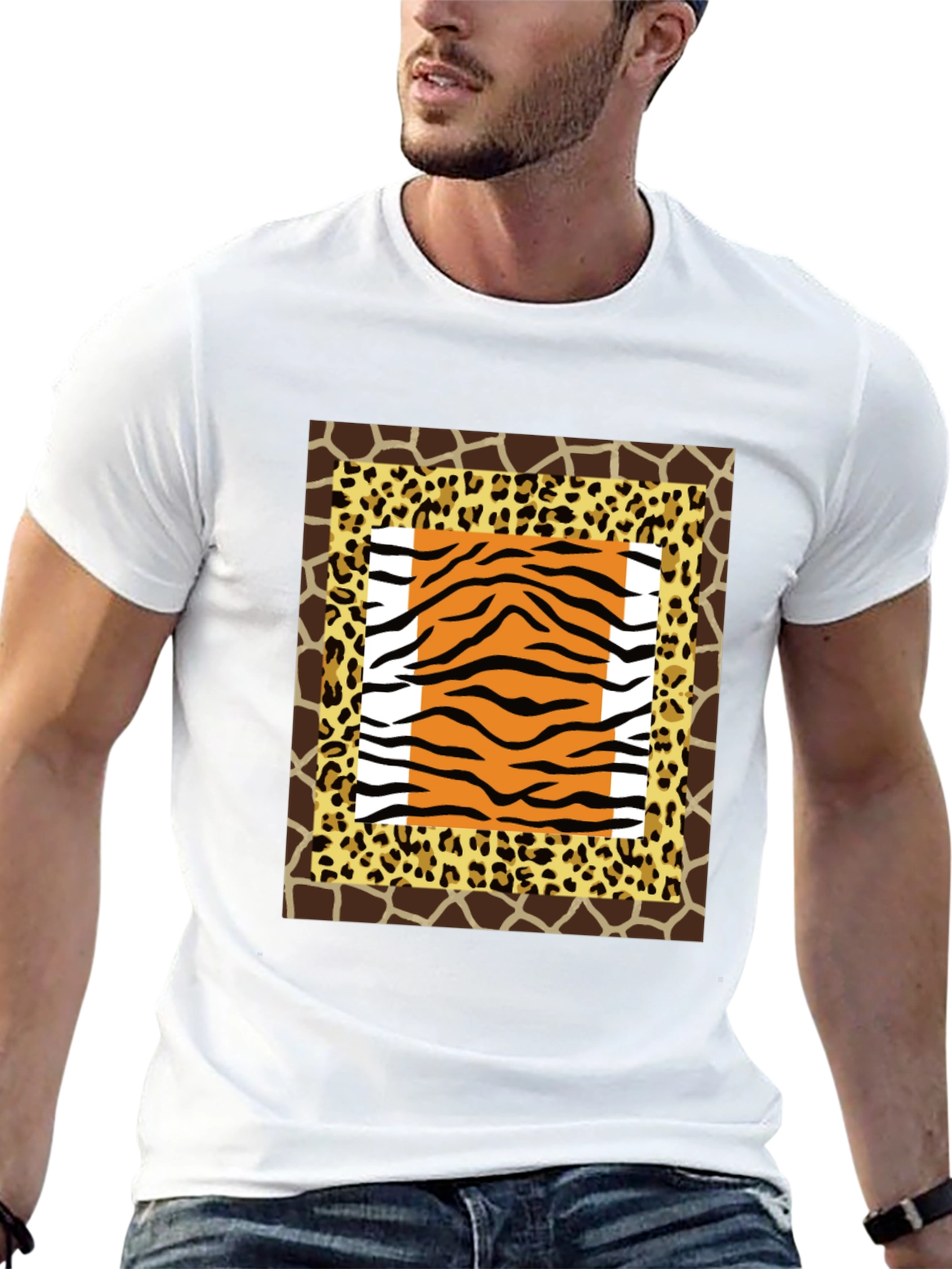 Animal Print Graphic Tee - Bold Style