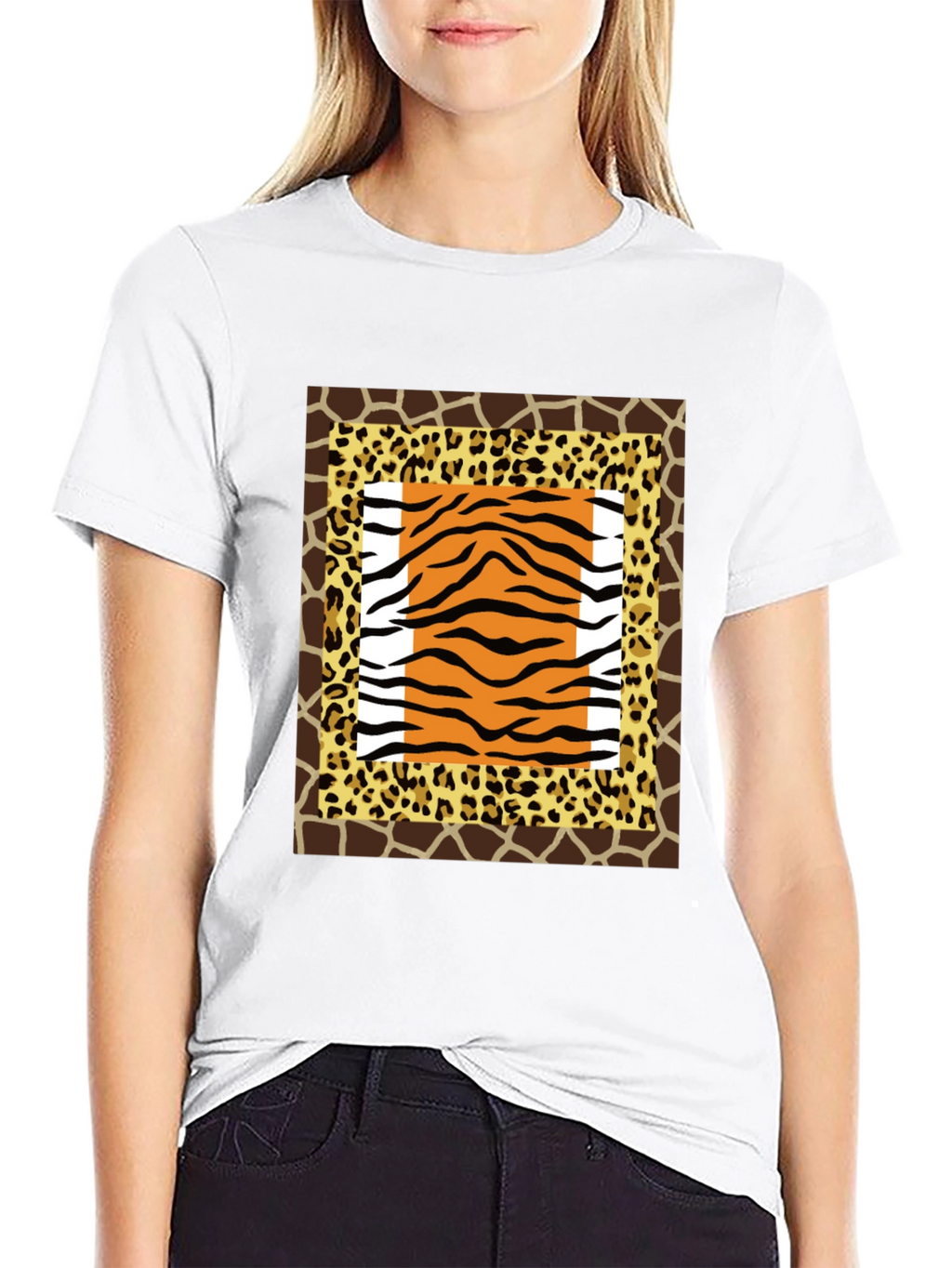 Animal Print Graphic Tee - Bold Style