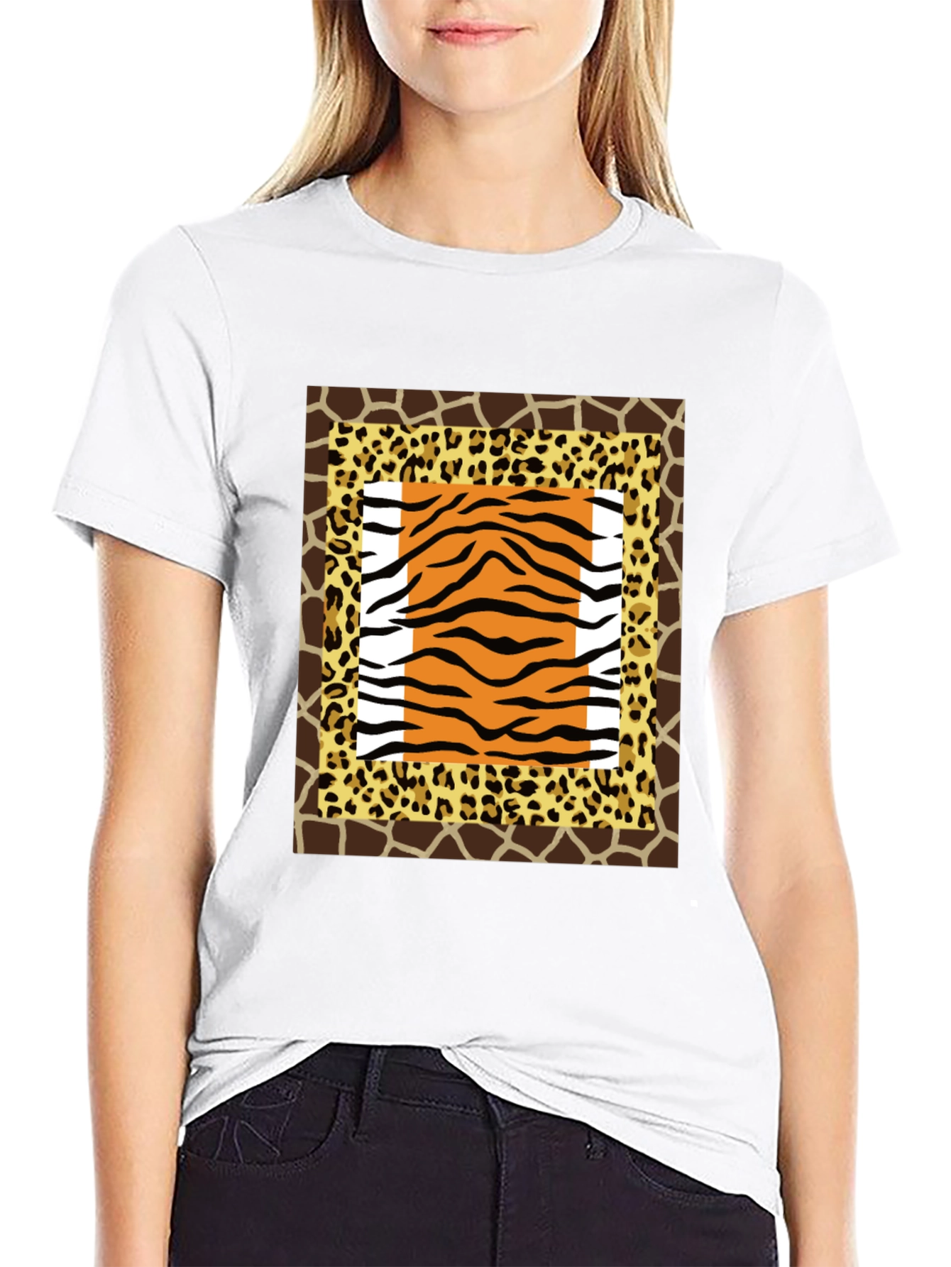 Animal Print Graphic Tee - Bold Style