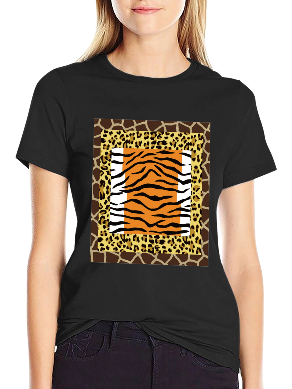 Animal Print Graphic Tee - Bold Style