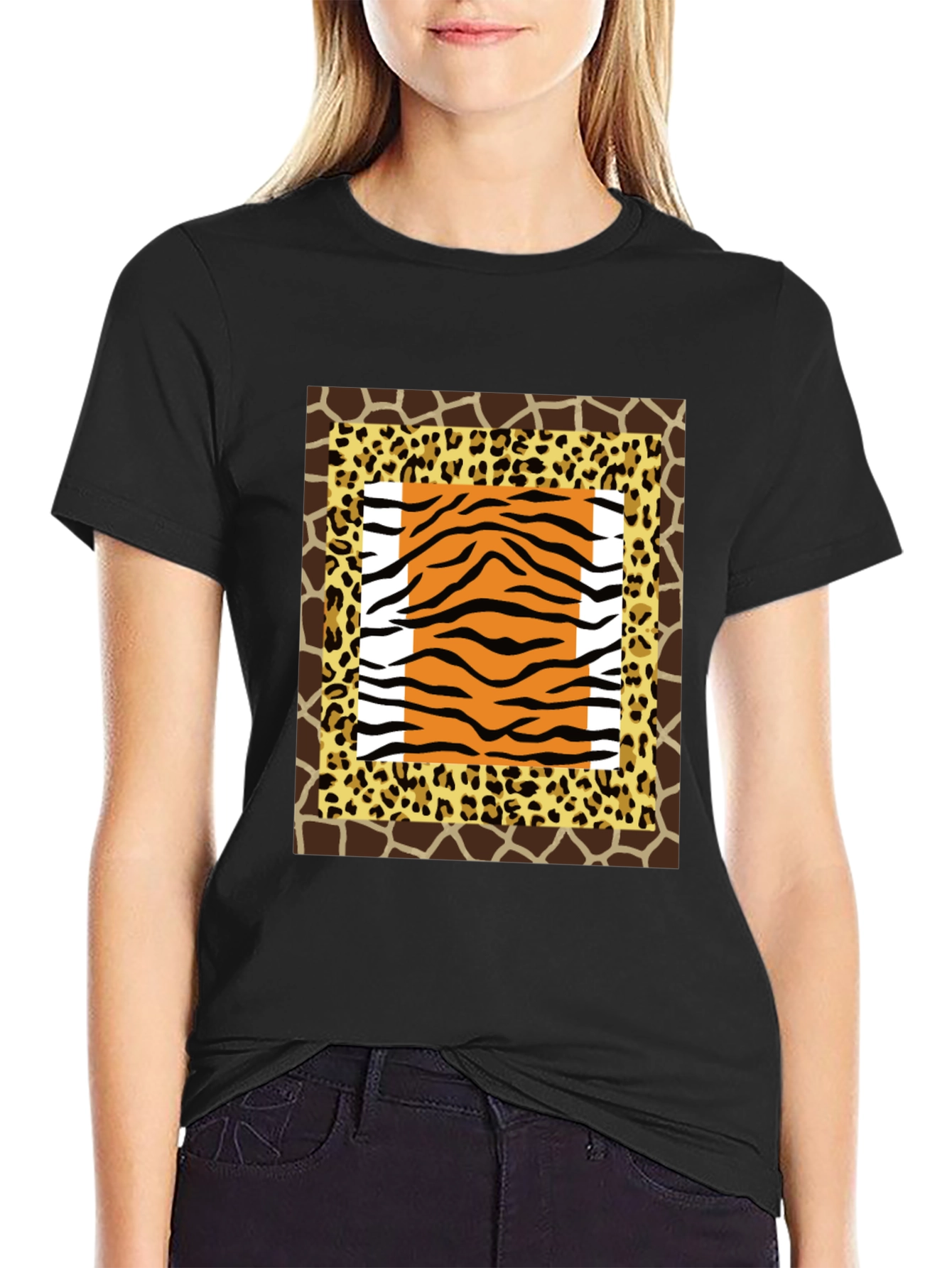 Animal Print Graphic Tee - Bold Style
