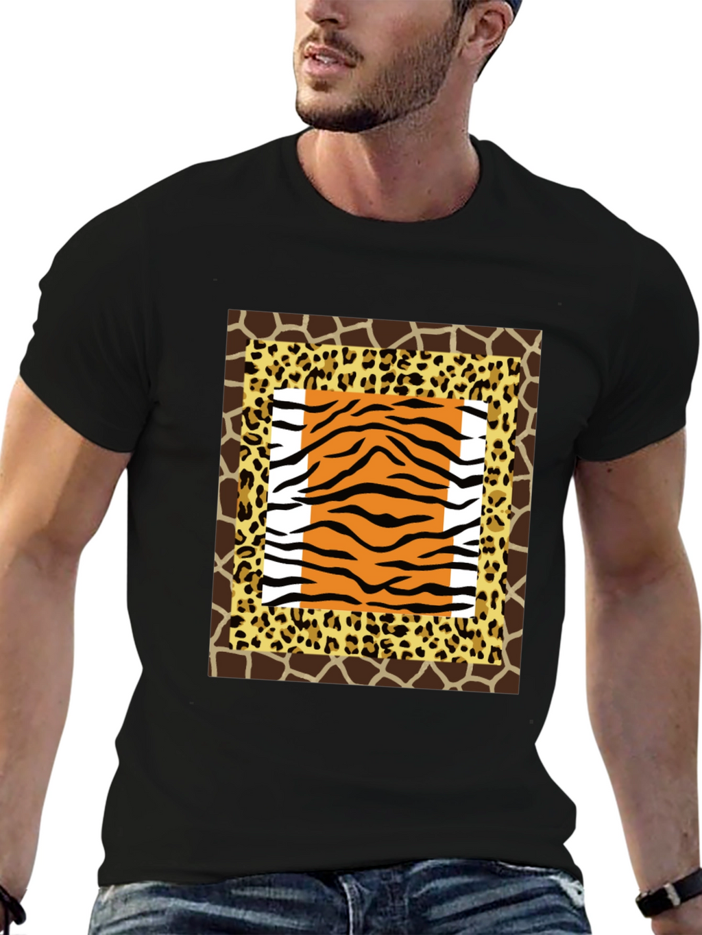 Animal Print Graphic Tee - Bold Style