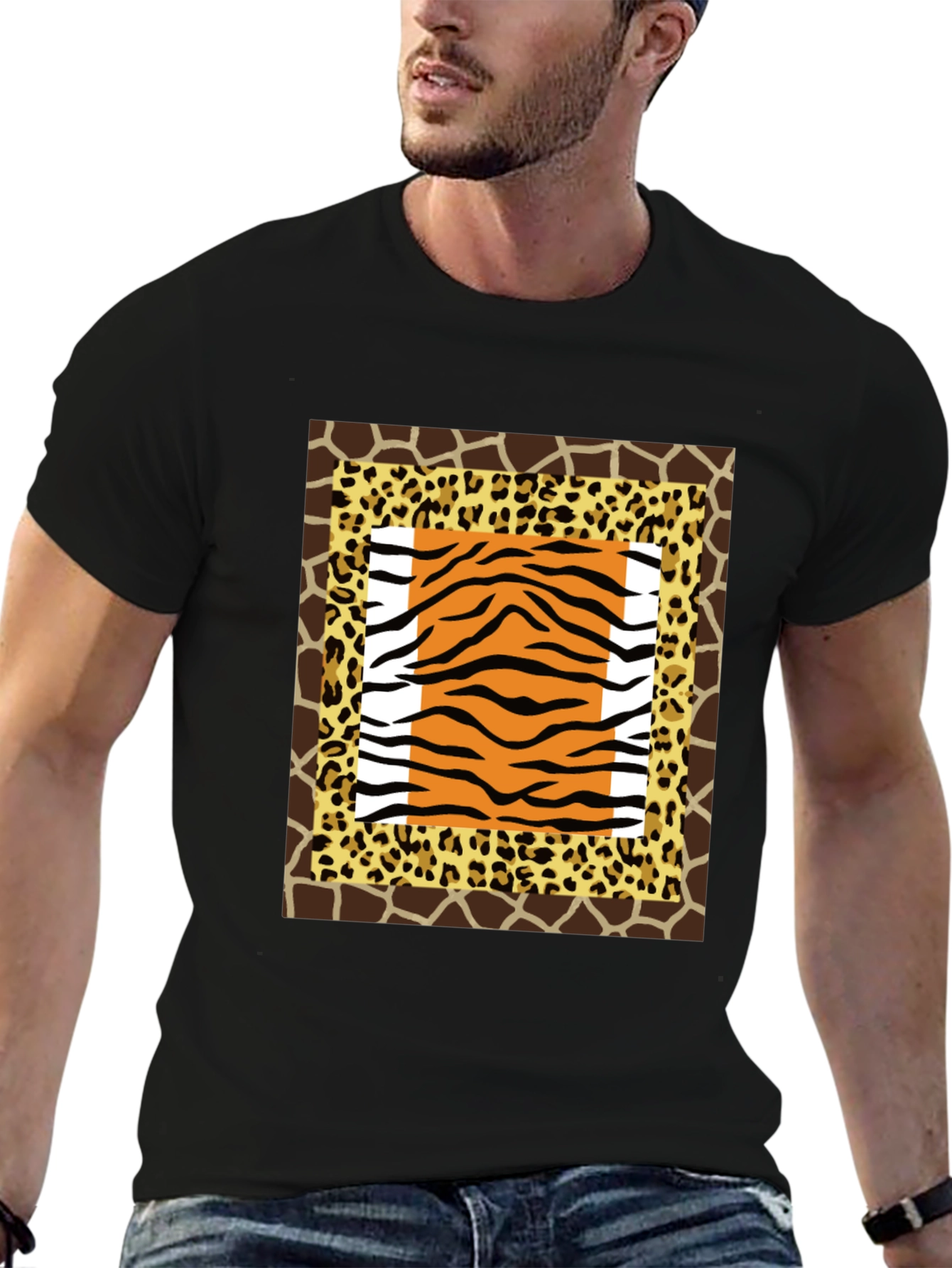 Animal Print Graphic Tee - Bold Style