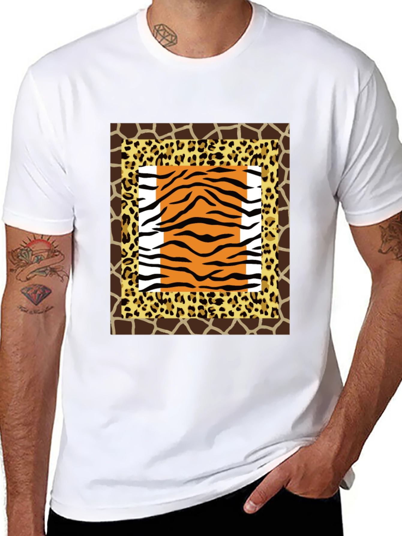 Animal Print Graphic Tee - Bold Style