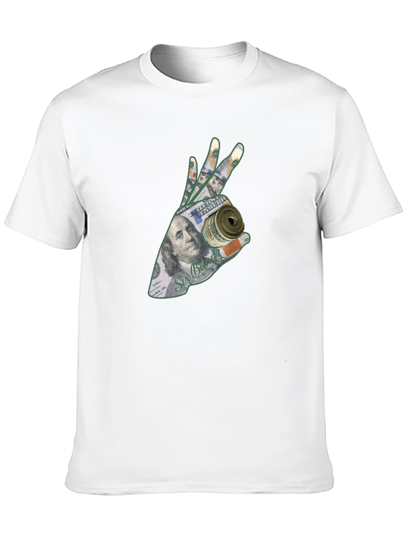 Money Hand Graphic T-Shirt - Black