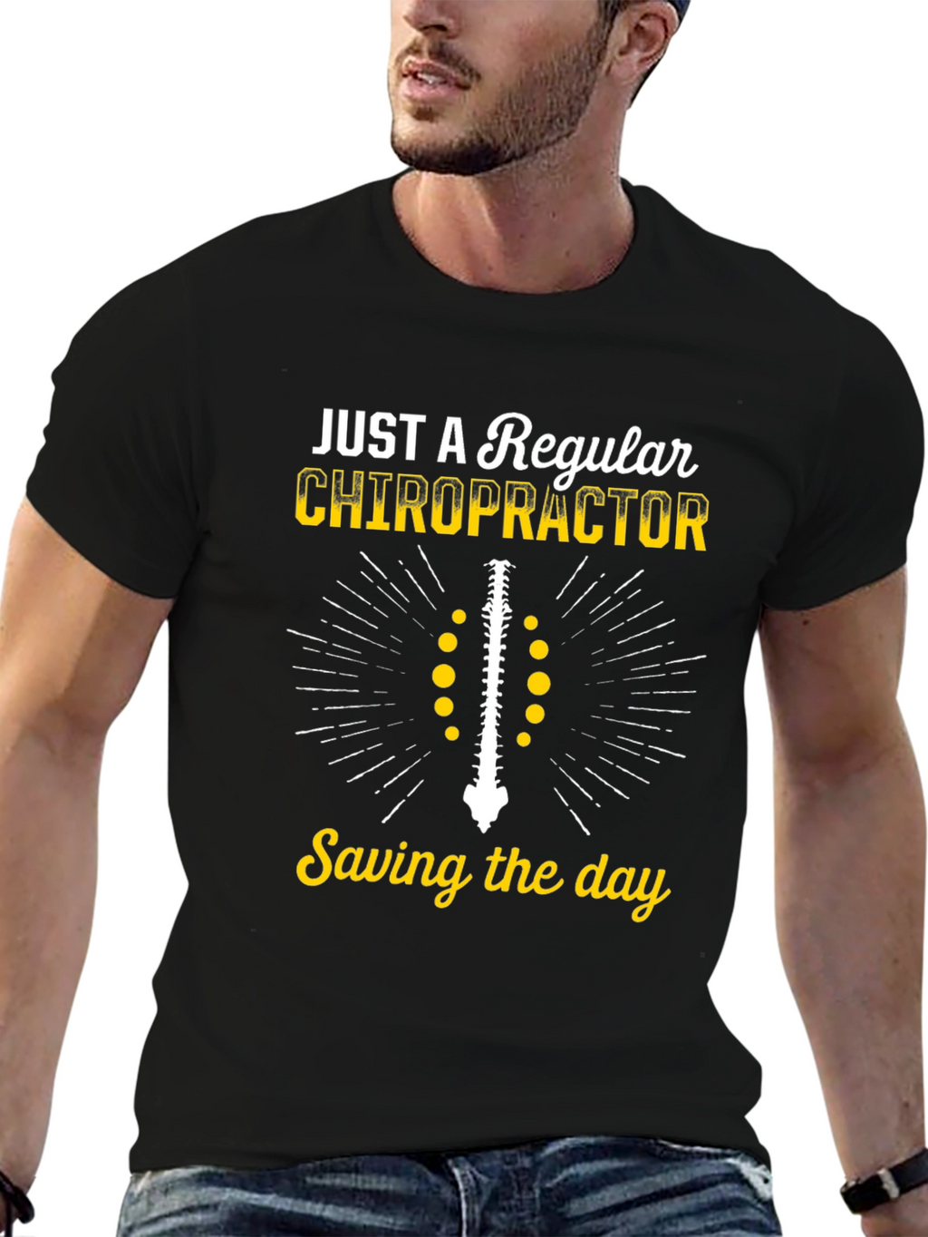 Chiropractor T-Shirt - Just a Regular Chiropractor
