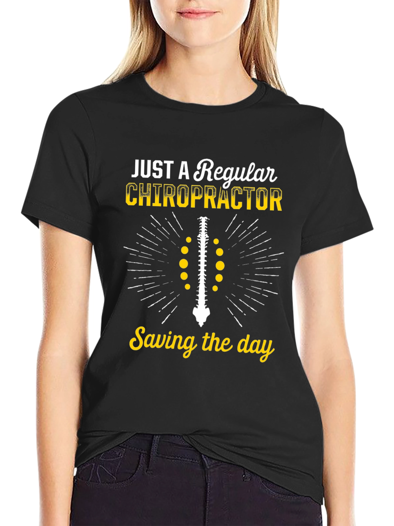 Chiropractor T-Shirt - Just a Regular Chiropractor