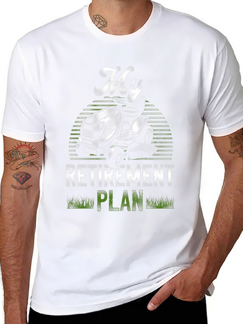 My Retirement Plan Lawn Mower T-Shirt