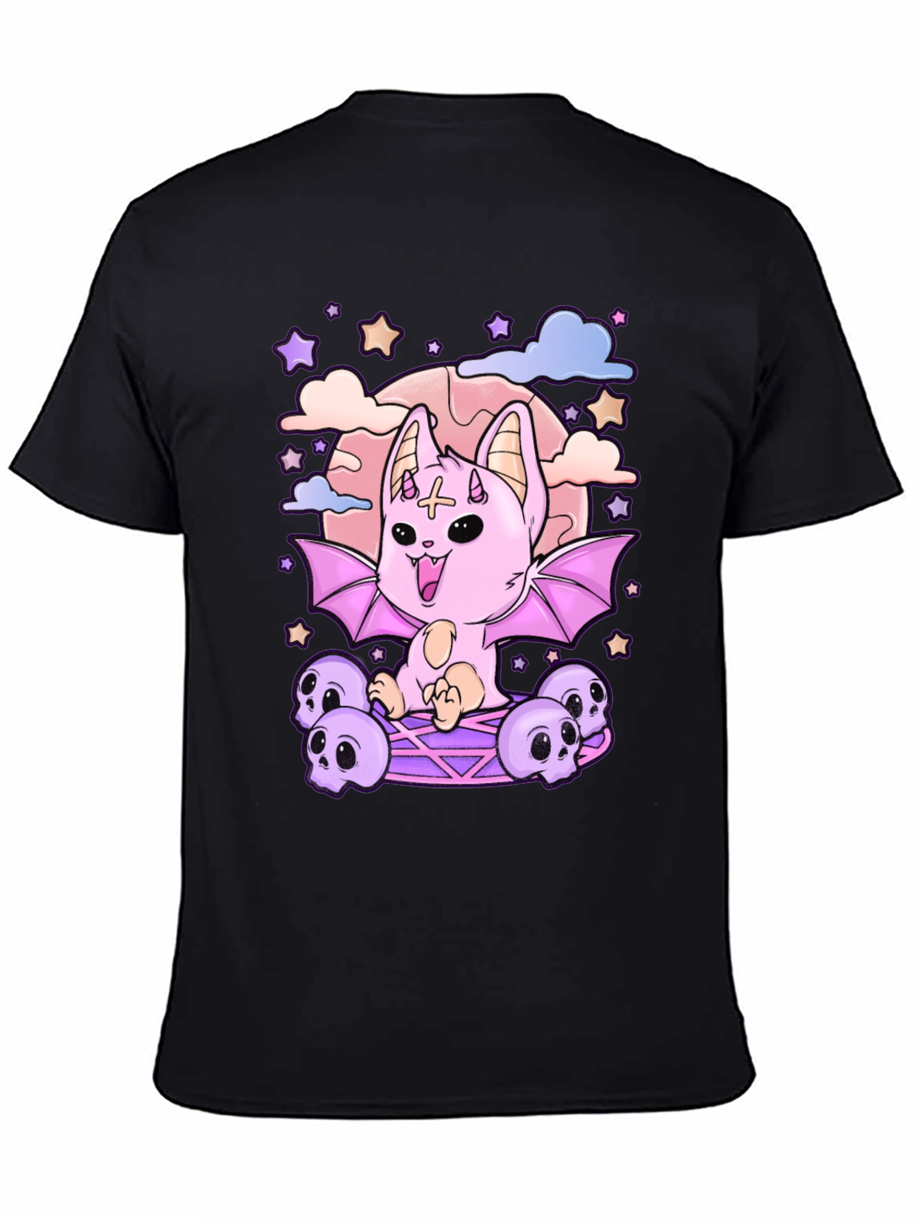 Pastel Goth Bat T-Shirt - Cute & Creepy Style