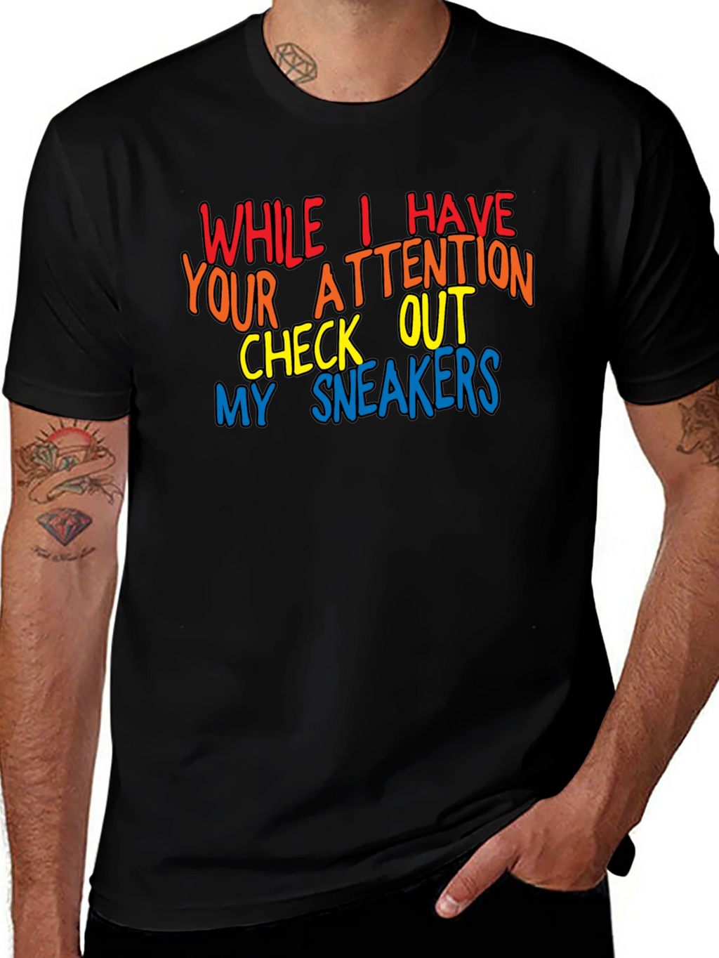 Attention Grabbing Sneaker Tee