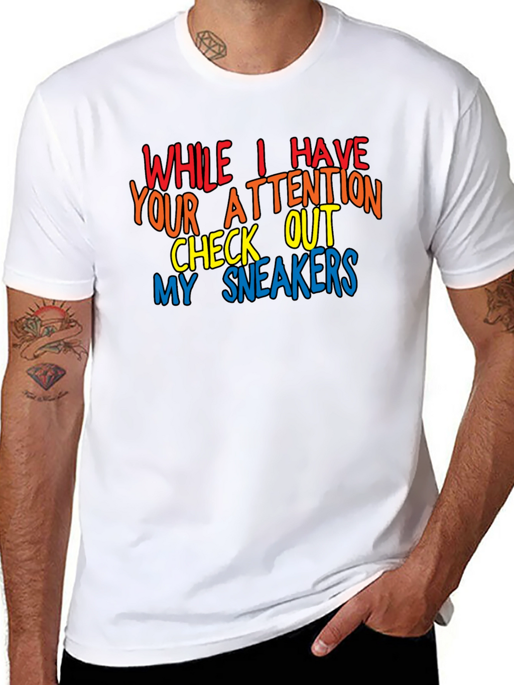 Attention Grabbing Sneaker Tee