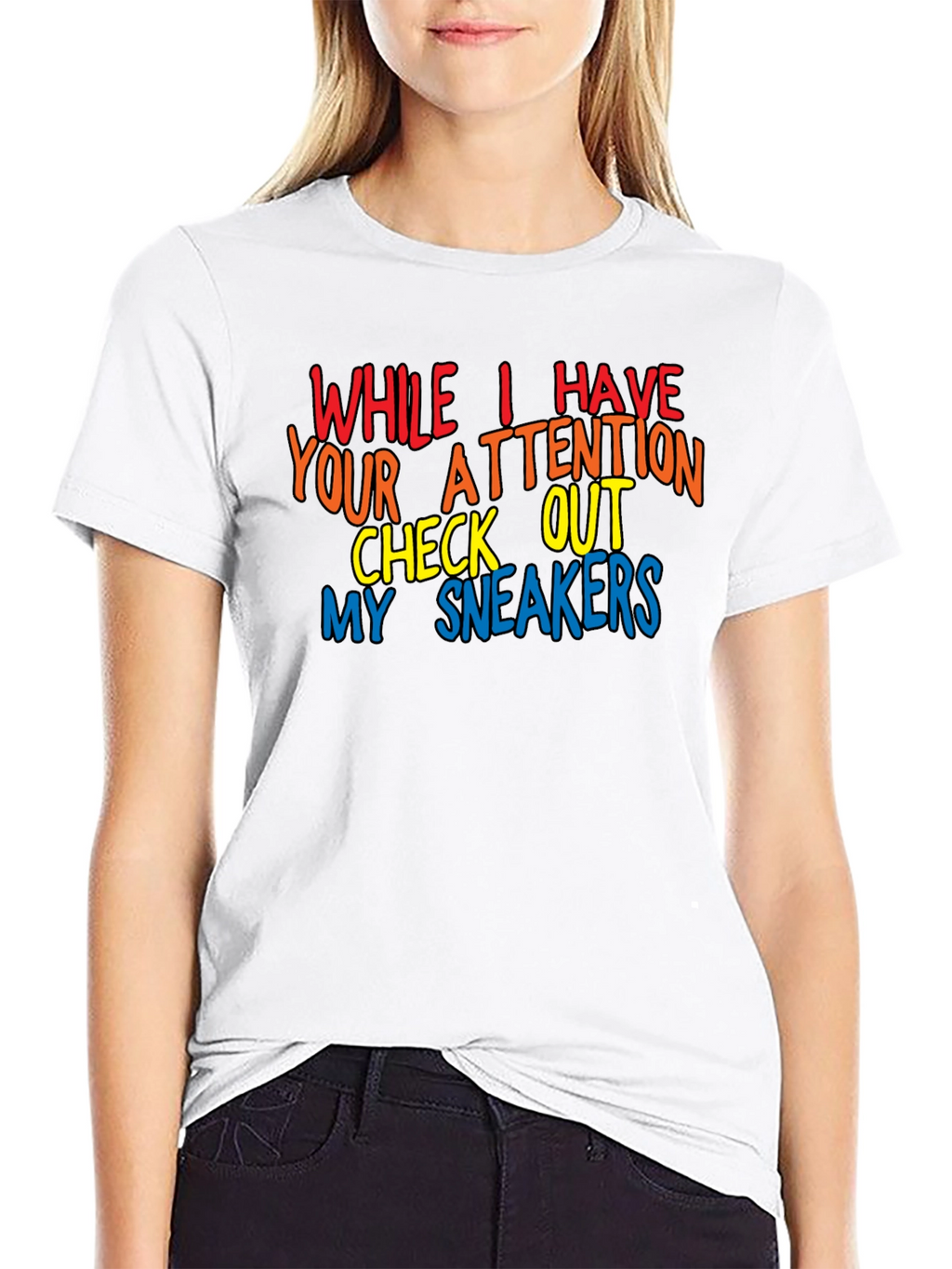 Attention Grabbing Sneaker Tee
