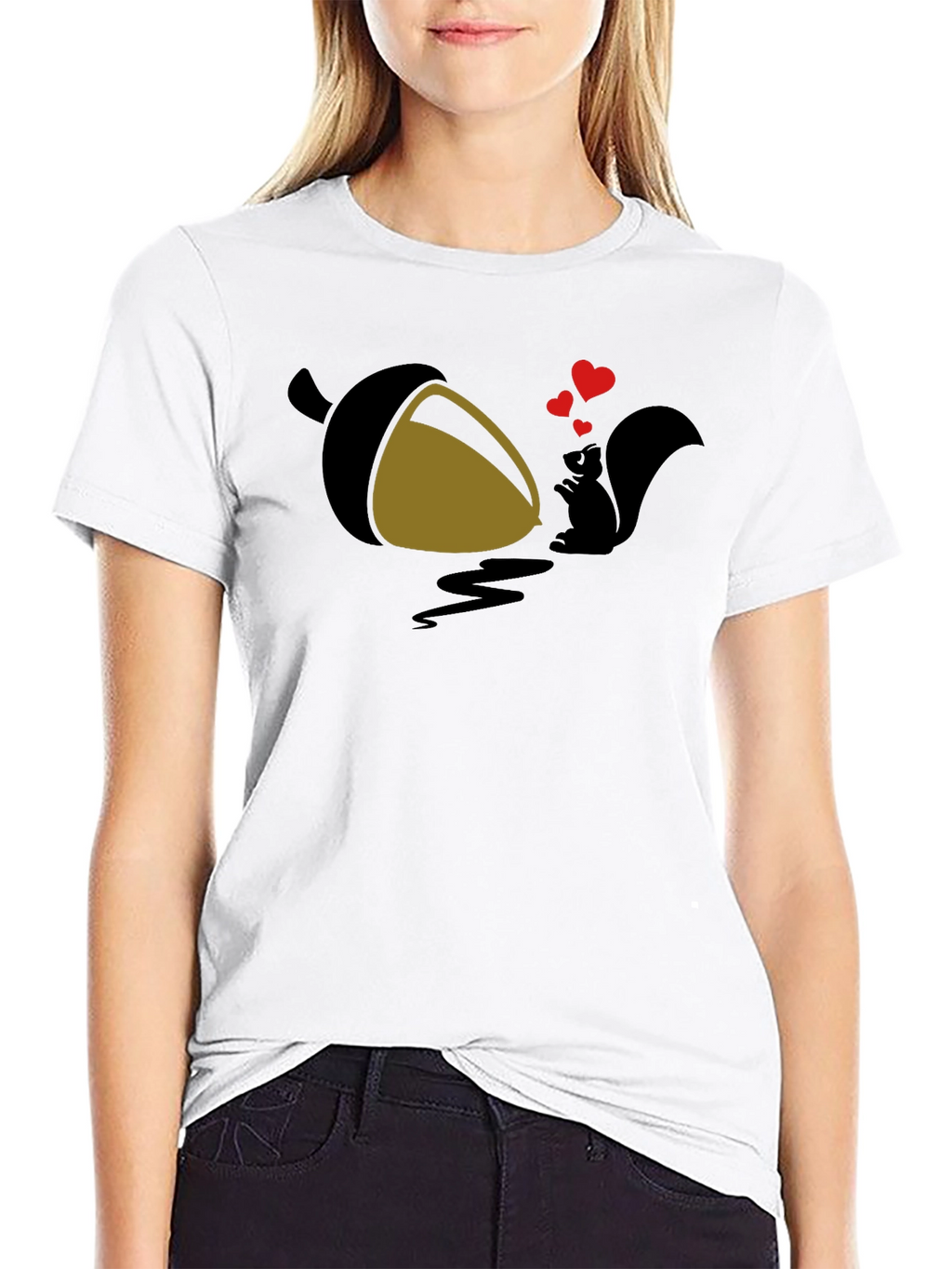 Squirrel Love Acorn Graphic Tee