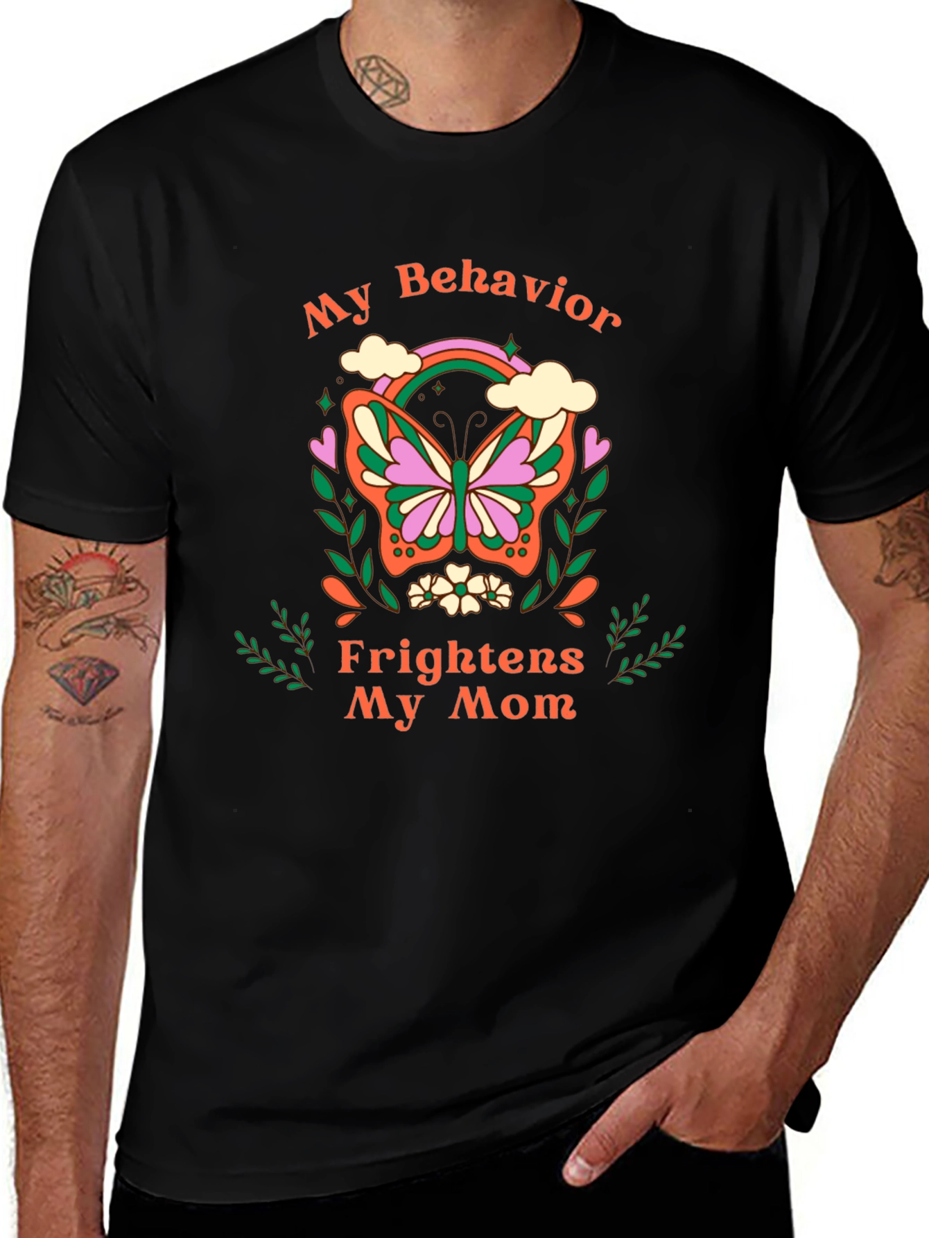 My Behavior Frightens My Mom Graphic Tee