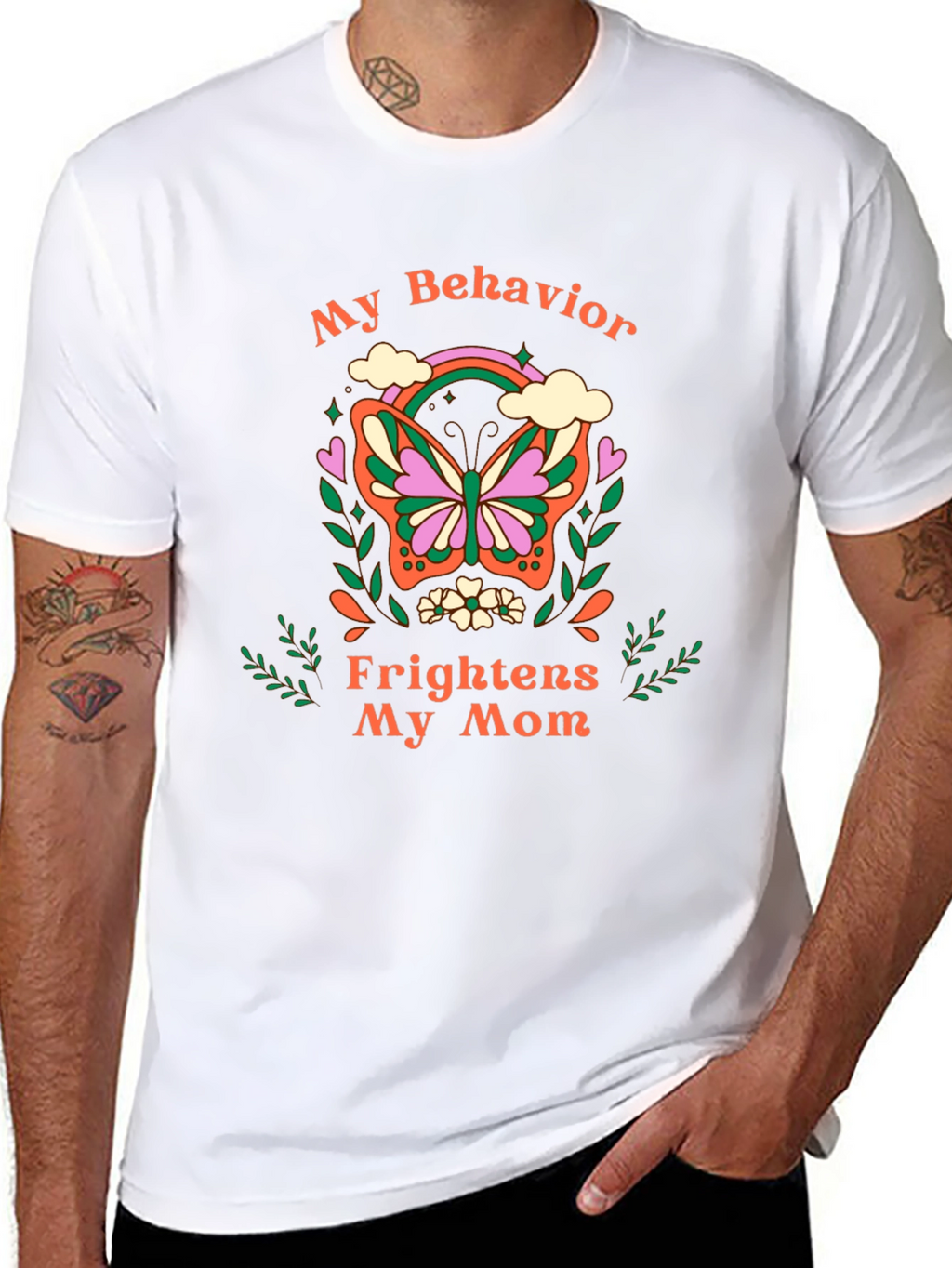 My Behavior Frightens My Mom Graphic Tee