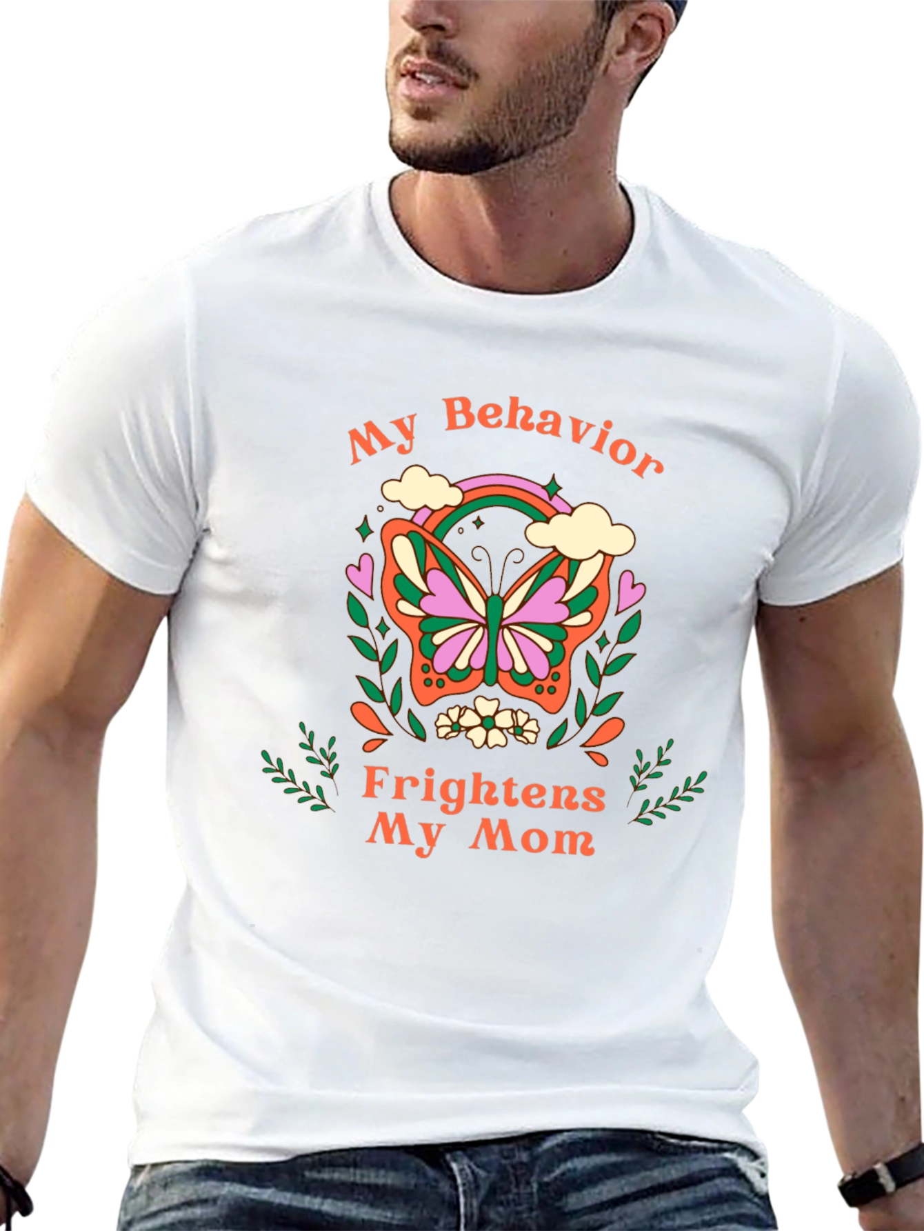 My Behavior Frightens My Mom Graphic Tee