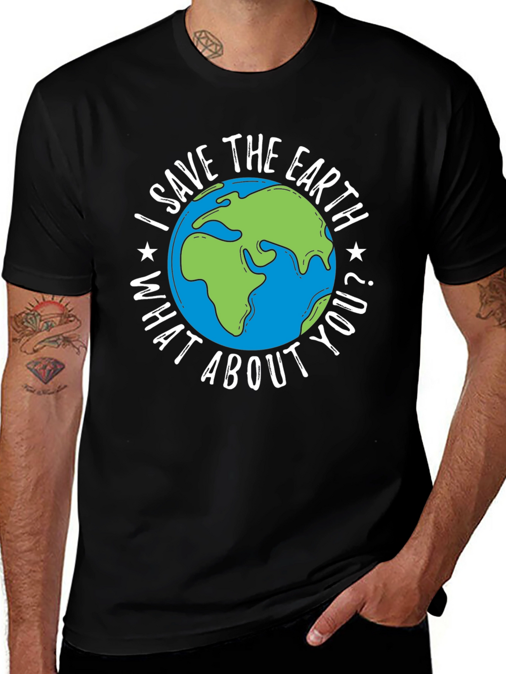 Save The Earth T-Shirt - Environmental Awareness Tee