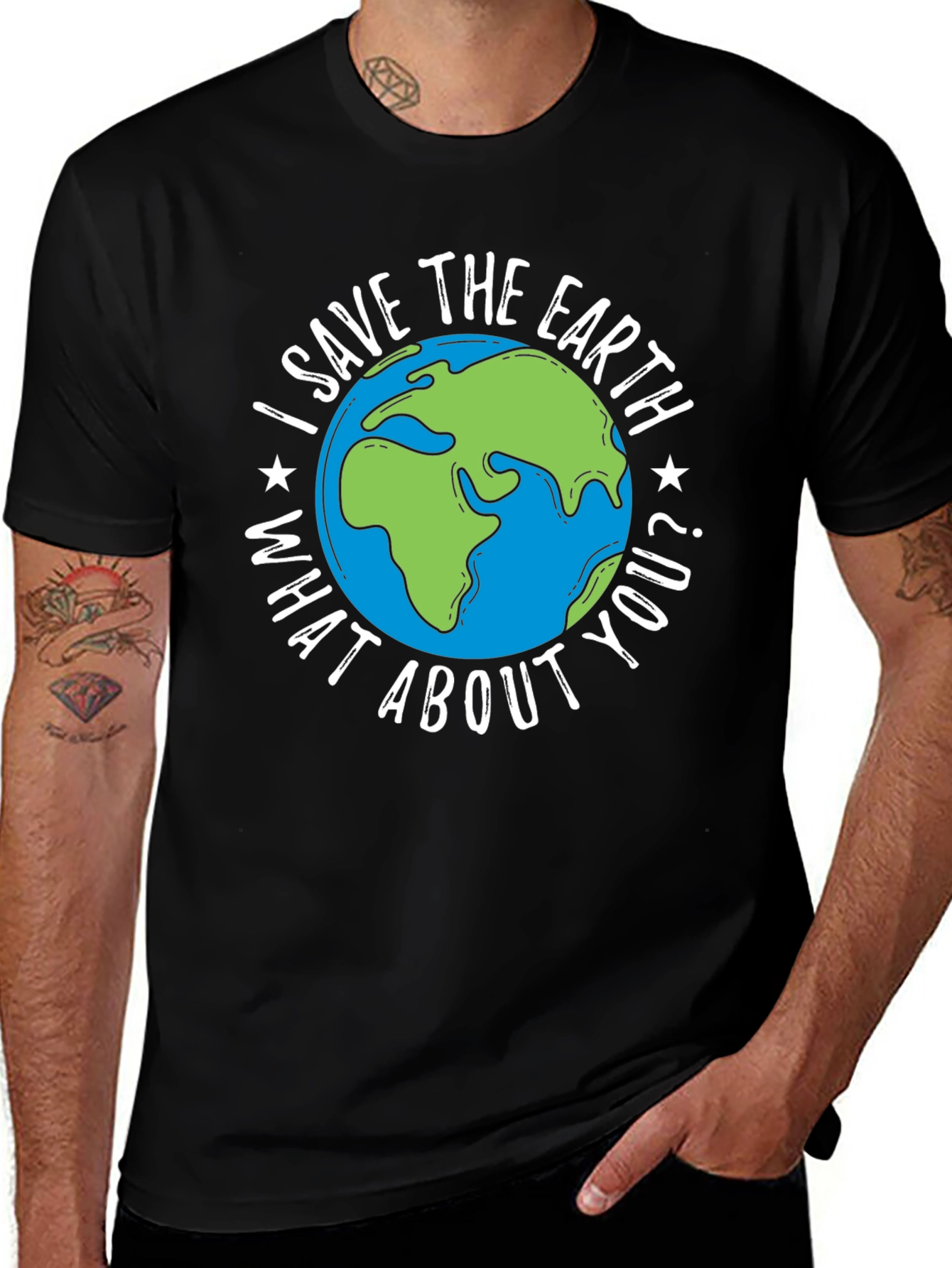 Save The Earth T-Shirt - Environmental Awareness Tee