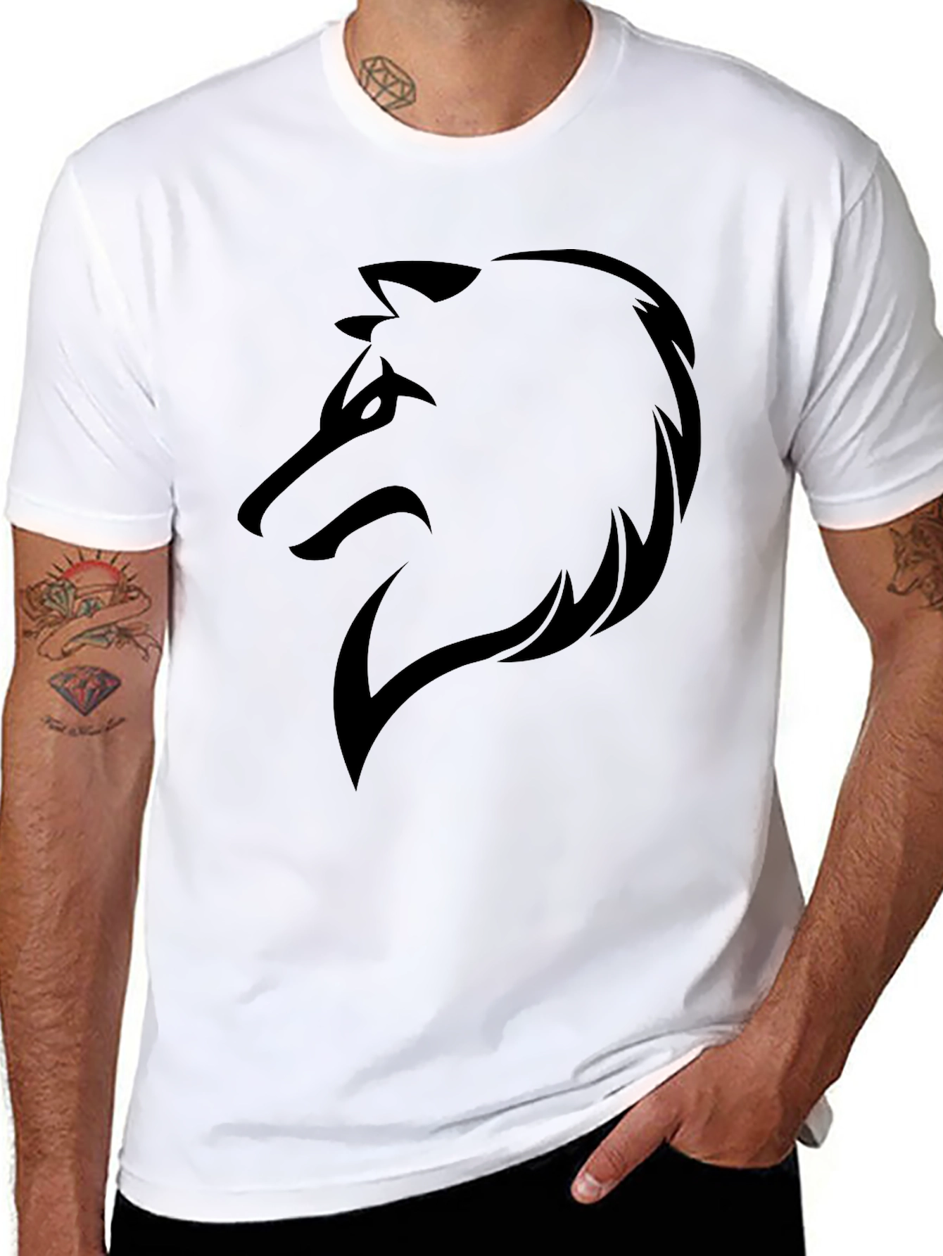 Black Wolf Graphic Tee