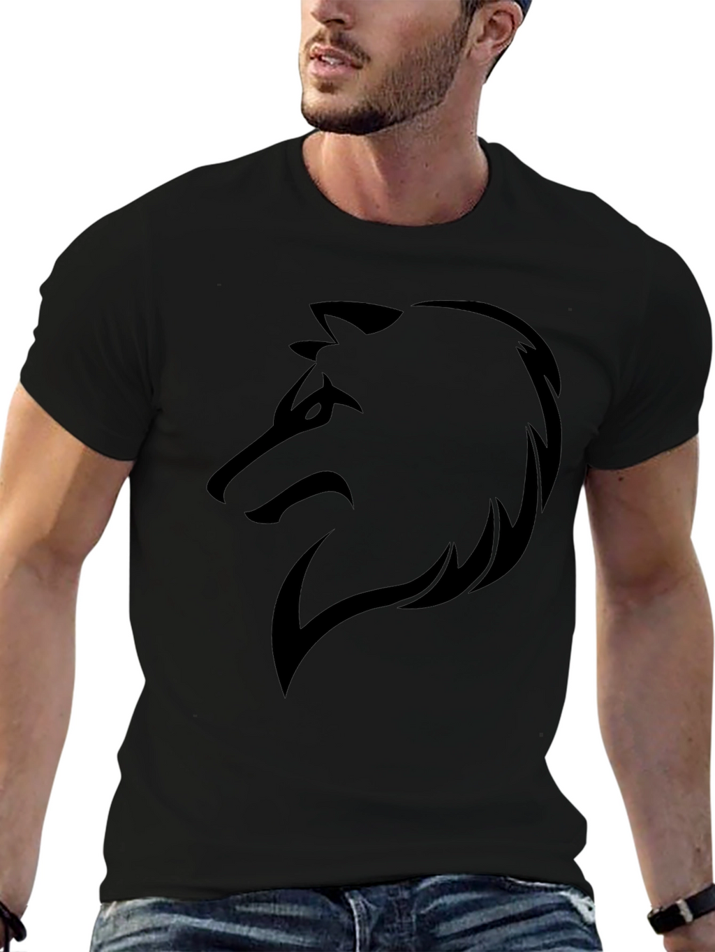 Black Wolf Graphic Tee