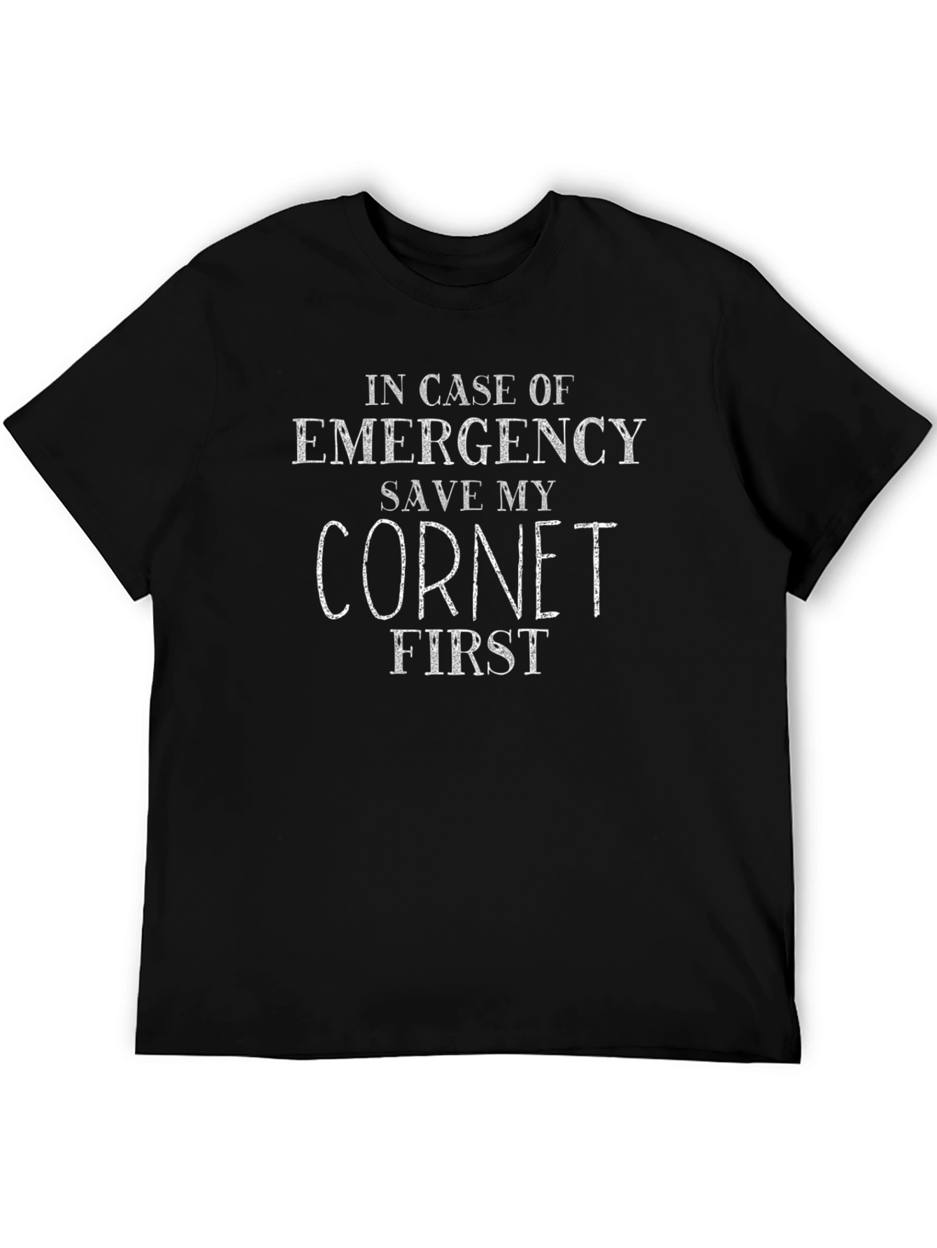 Save My Cornet First Black T-Shirt
