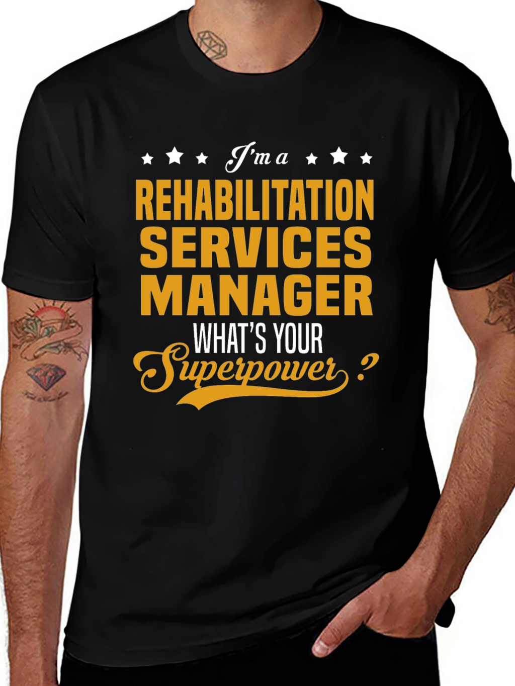 Rehabilitation Services Manager Superpower T-Shirt