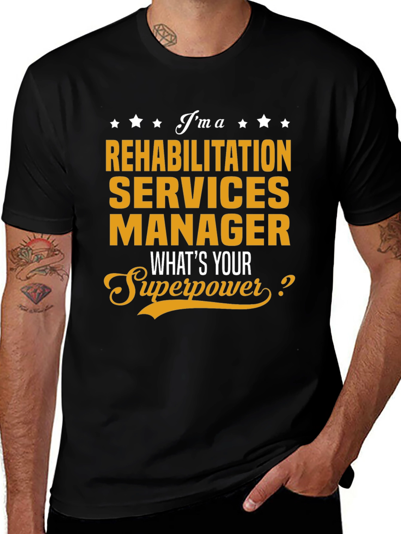 Rehabilitation Services Manager Superpower T-Shirt