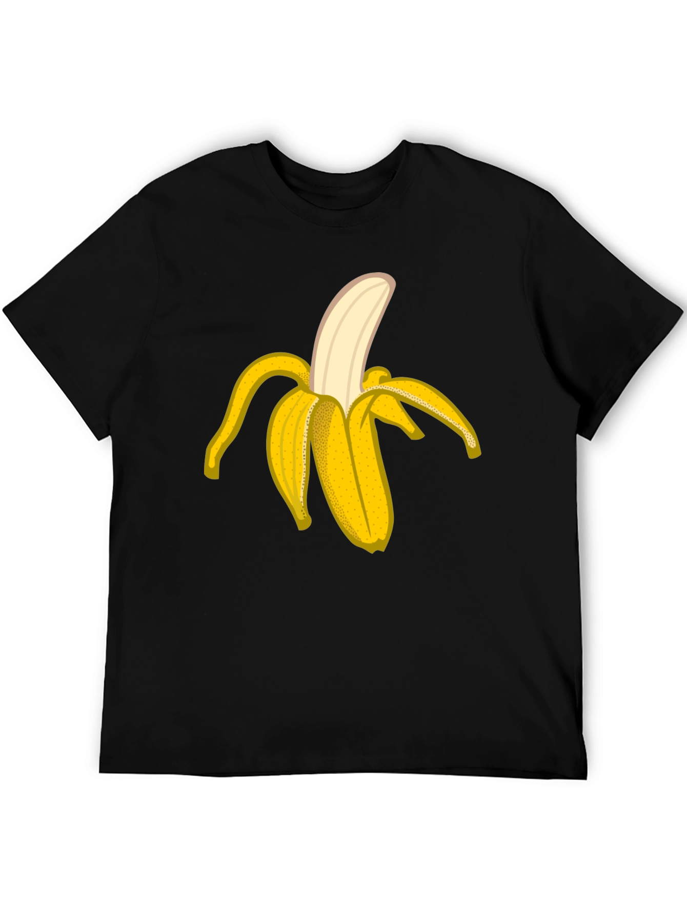 Banana Graphic Black T-Shirt - Fruit Lover Tee