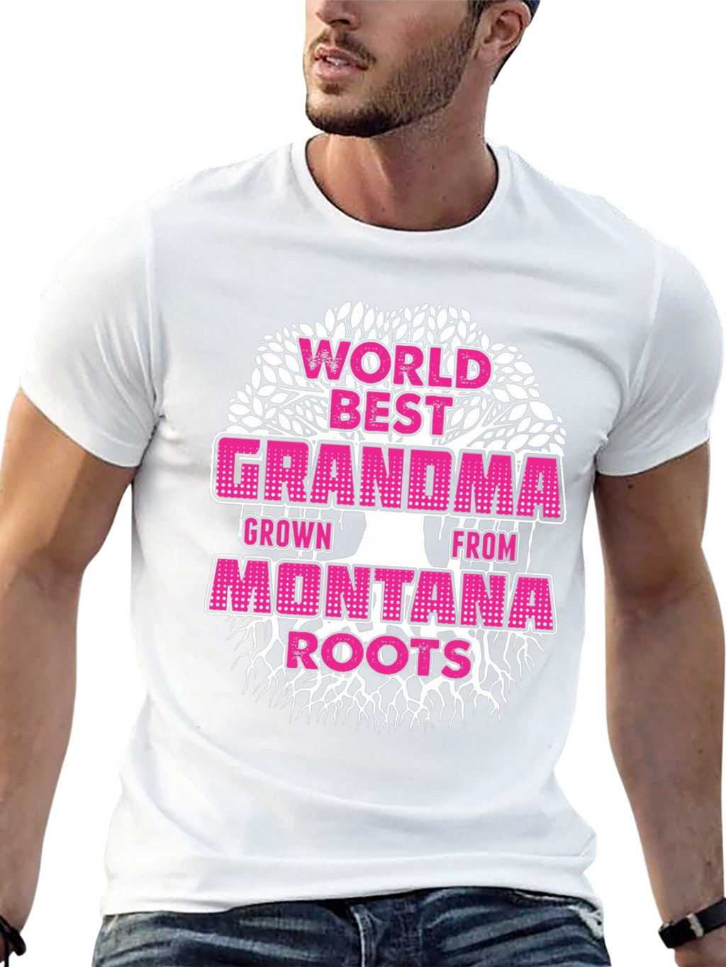 Worlds Best Montana Grandma T-Shirt