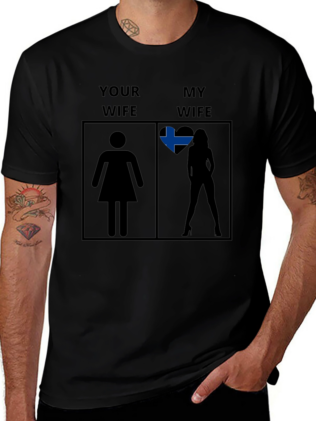 Funny My Wife Graphic Tee