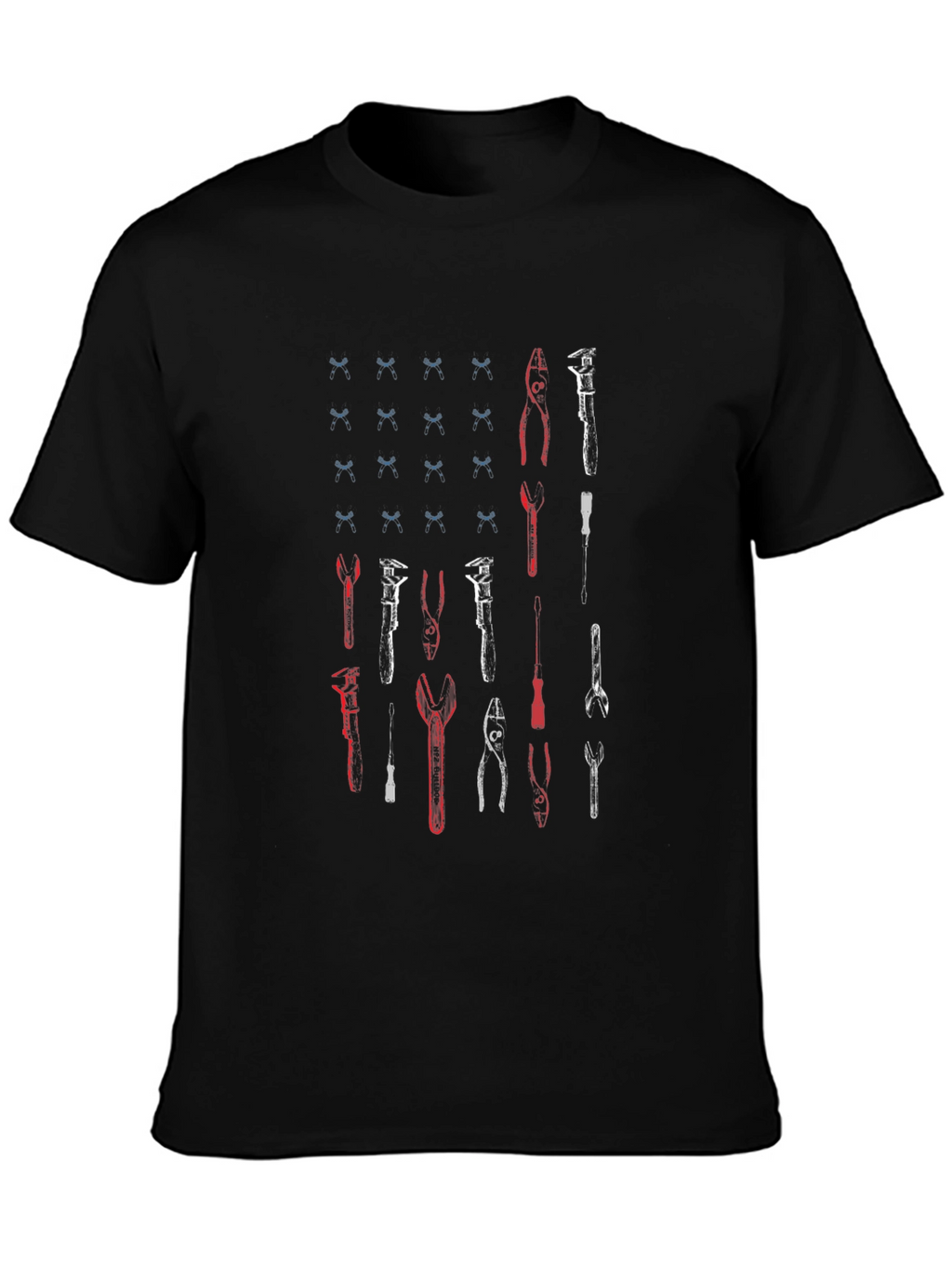 American Flag Tool T-Shirt - Black
