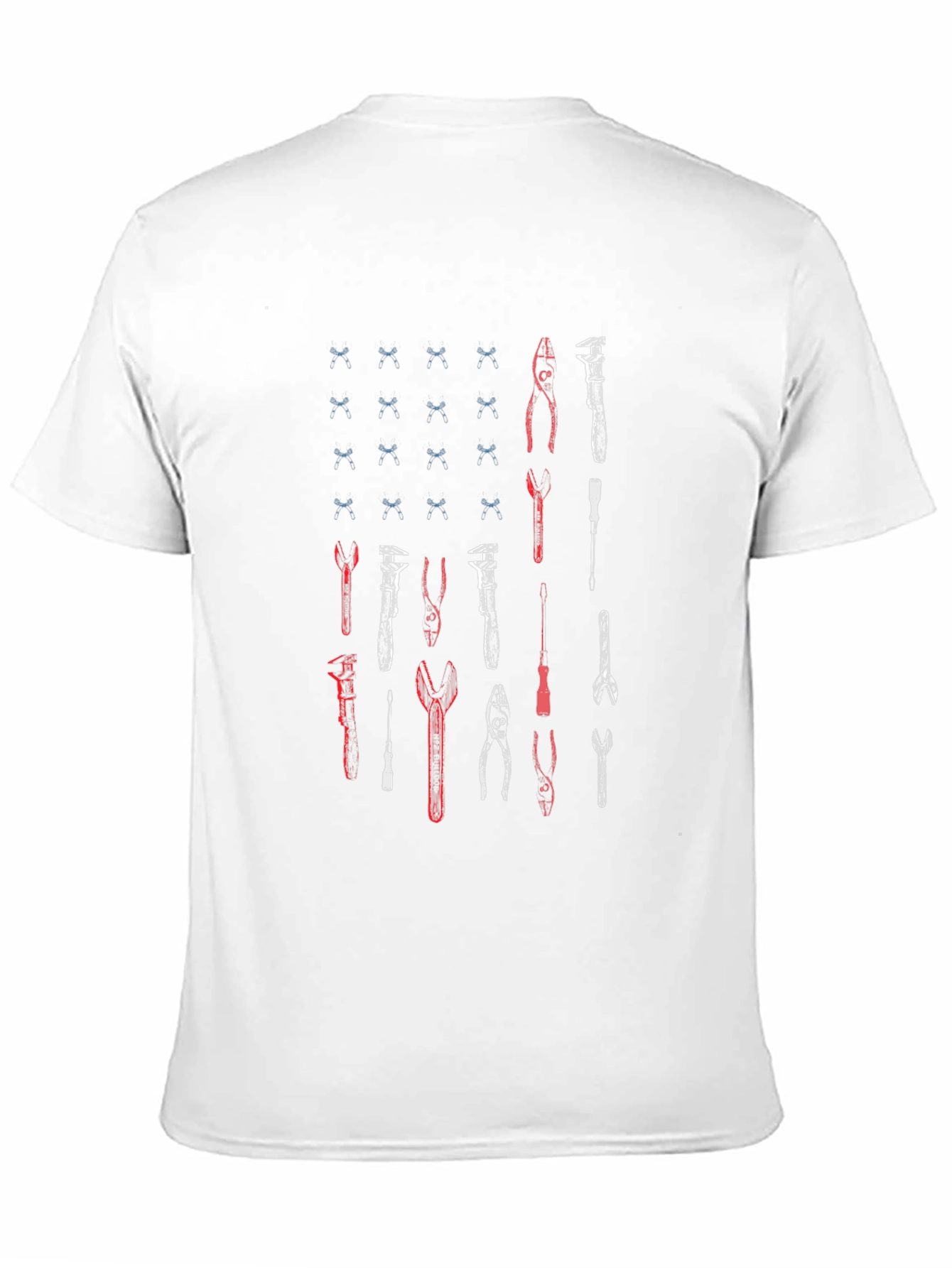 American Flag Tool T-Shirt - Black