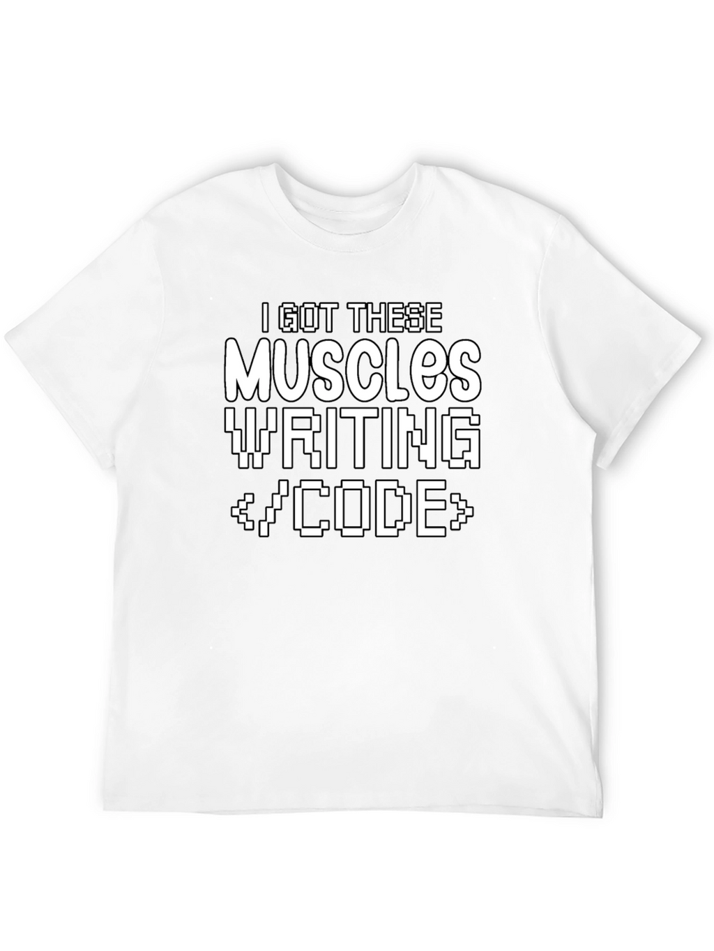 Code Muscles T-Shirt - Funny Programmer Tee