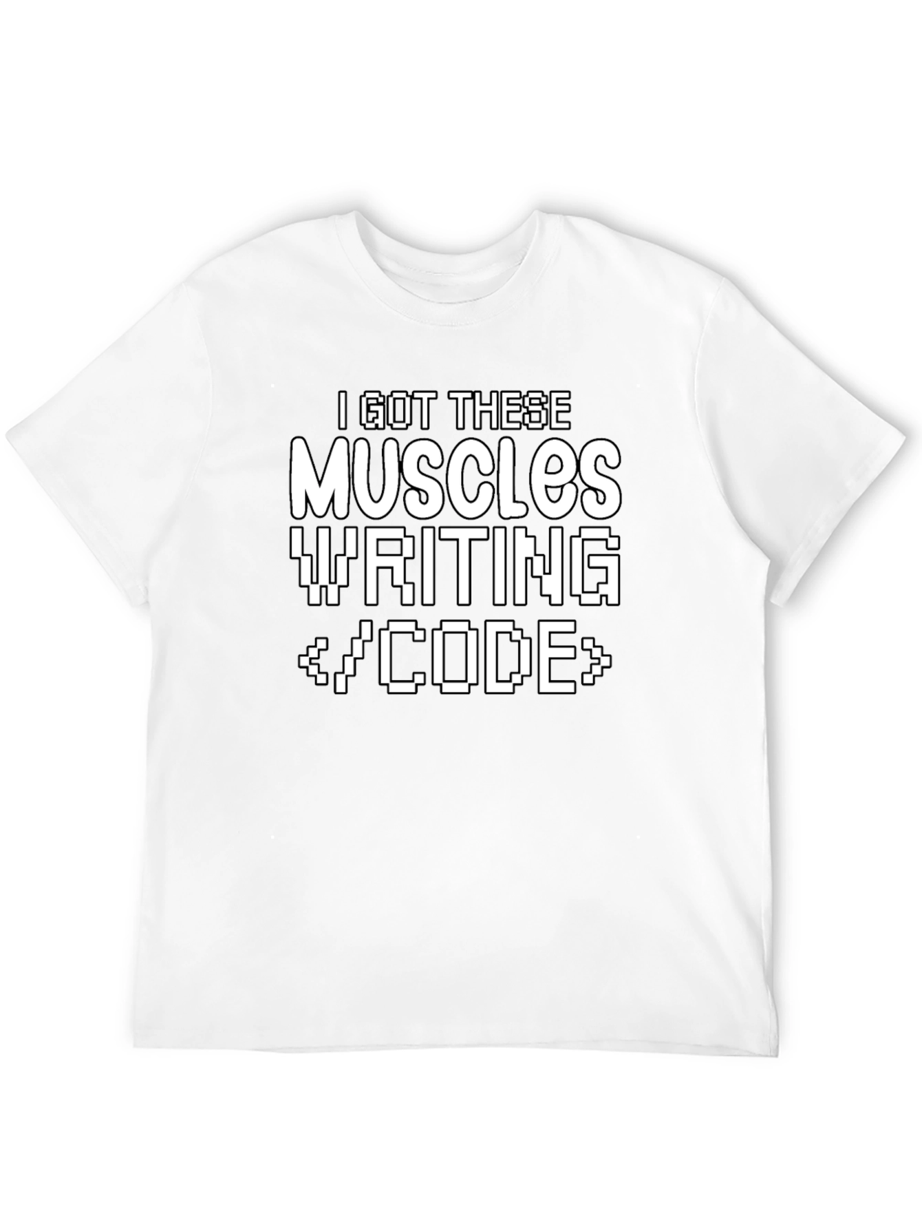 Code Muscles T-Shirt - Funny Programmer Tee