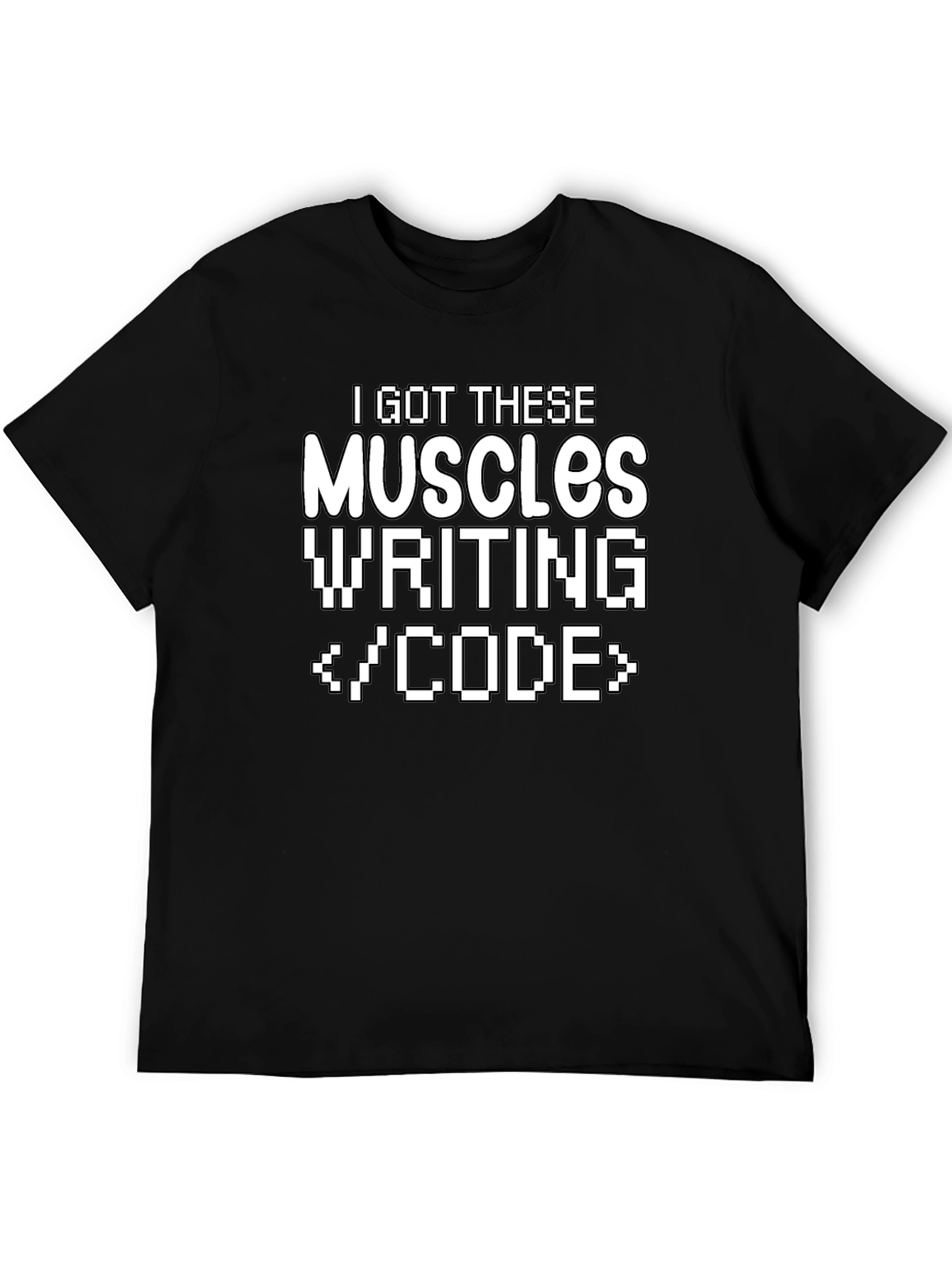 Code Muscles T-Shirt - Funny Programmer Tee