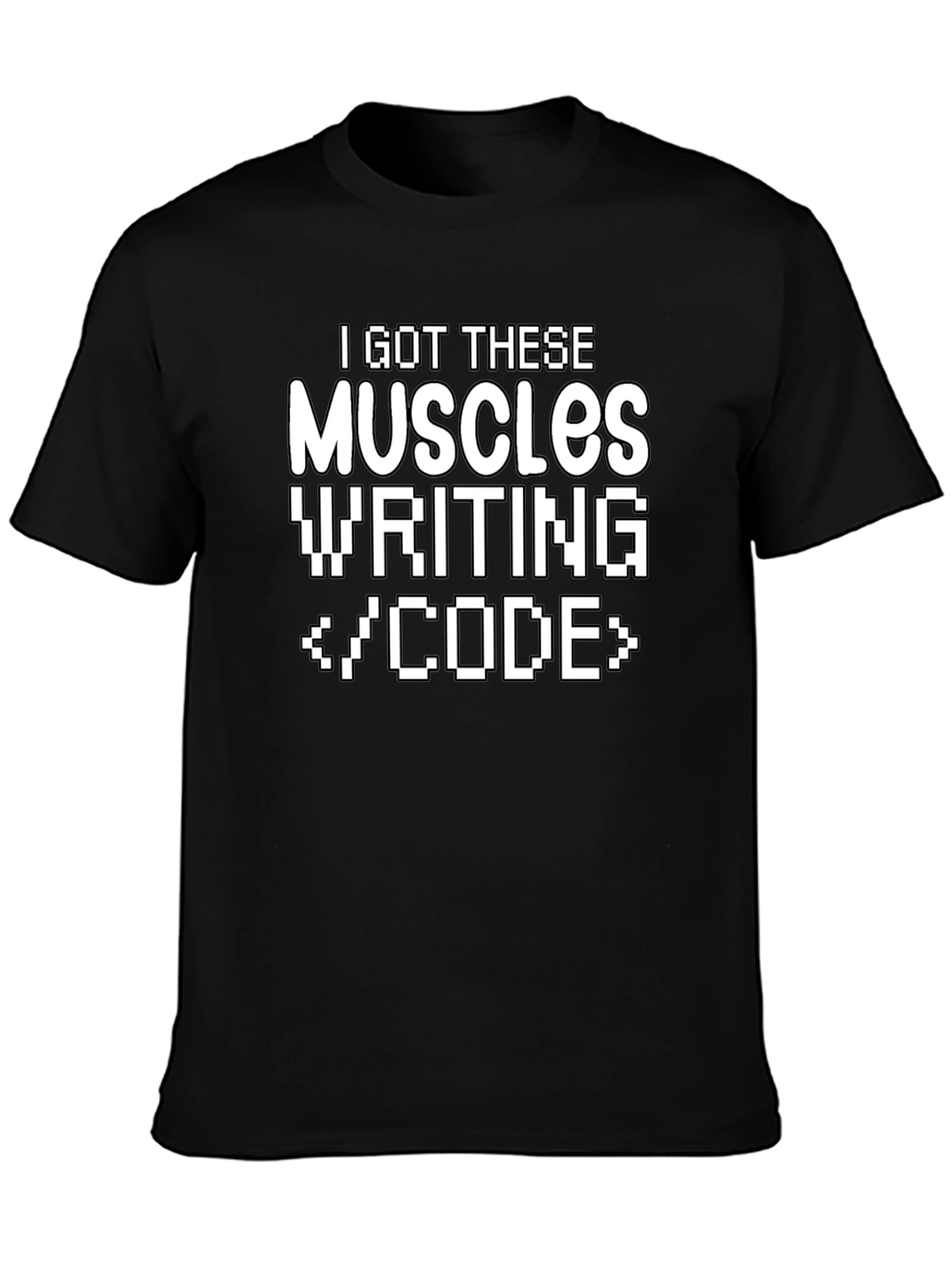 Code Muscles T-Shirt - Funny Programmer Tee