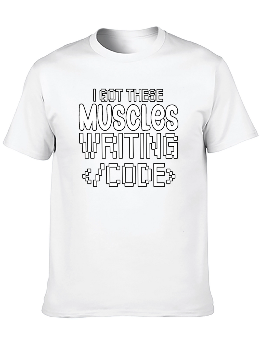 Code Muscles T-Shirt - Funny Programmer Tee