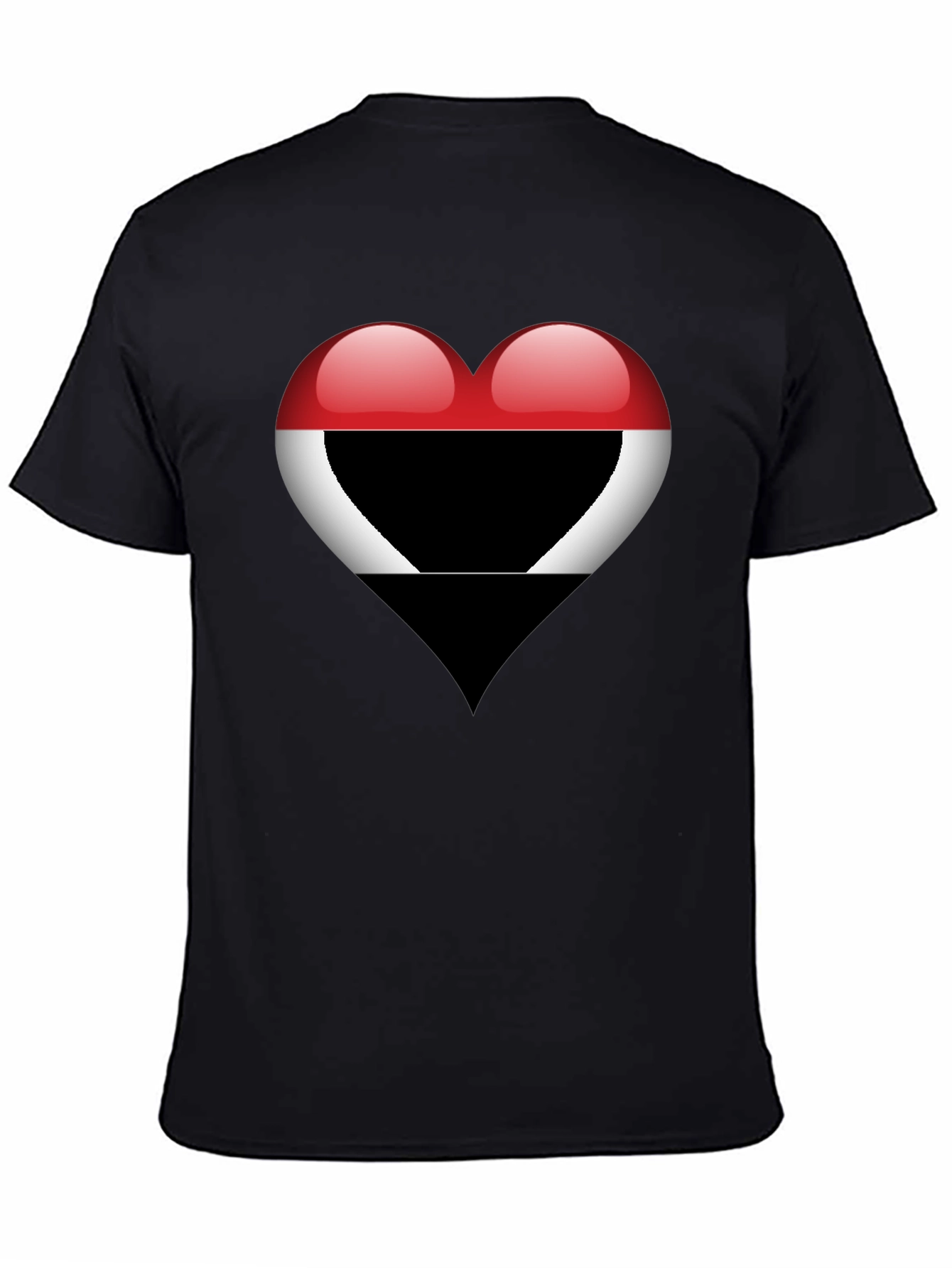 Heart Yemen Flag T-Shirt - Stylish Graphic Tee