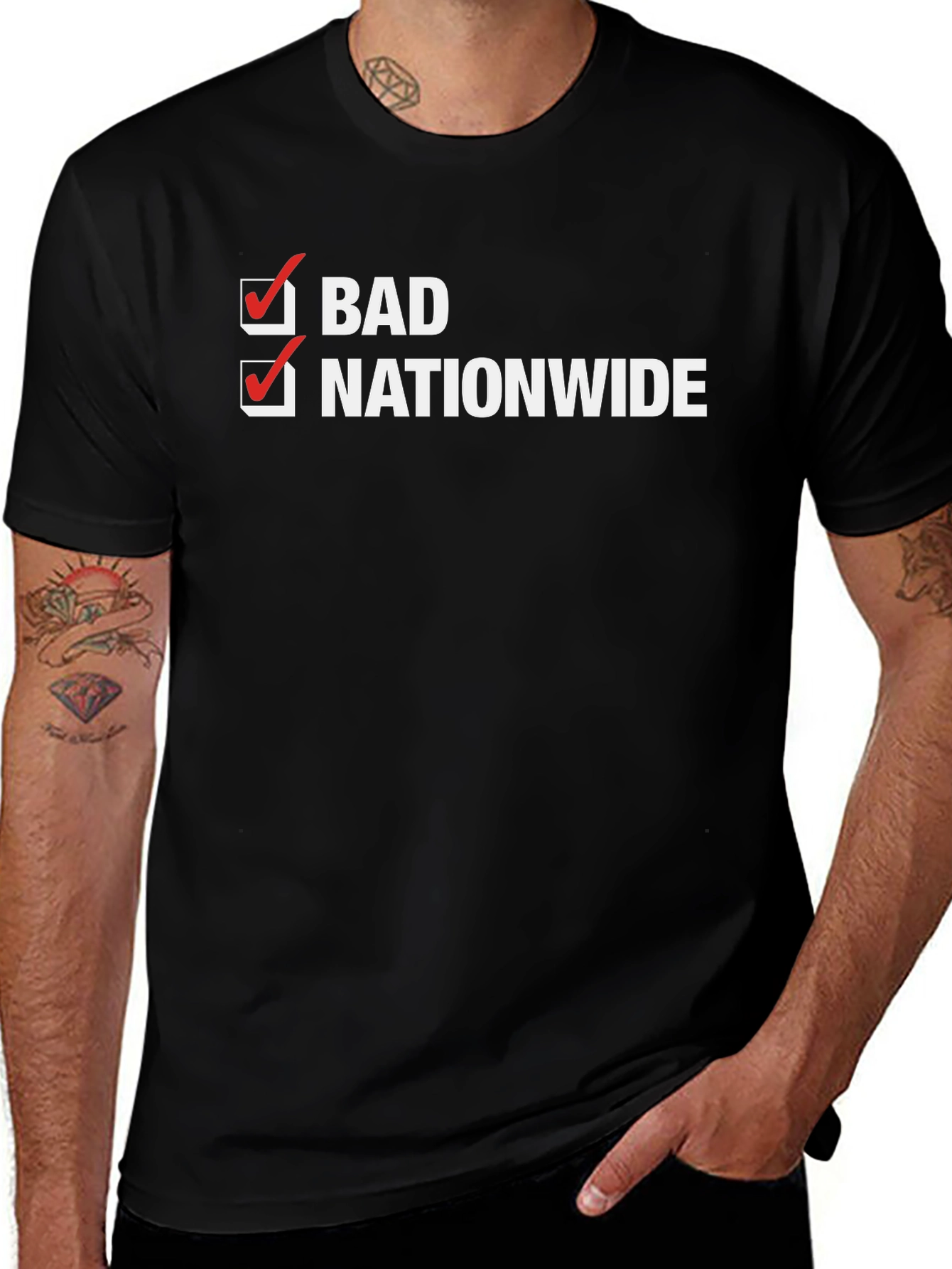 Bad Nationwide Graphic T-Shirt