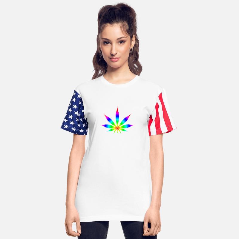 Weed Rainbow LGBT Marijuana Leaf Stoner