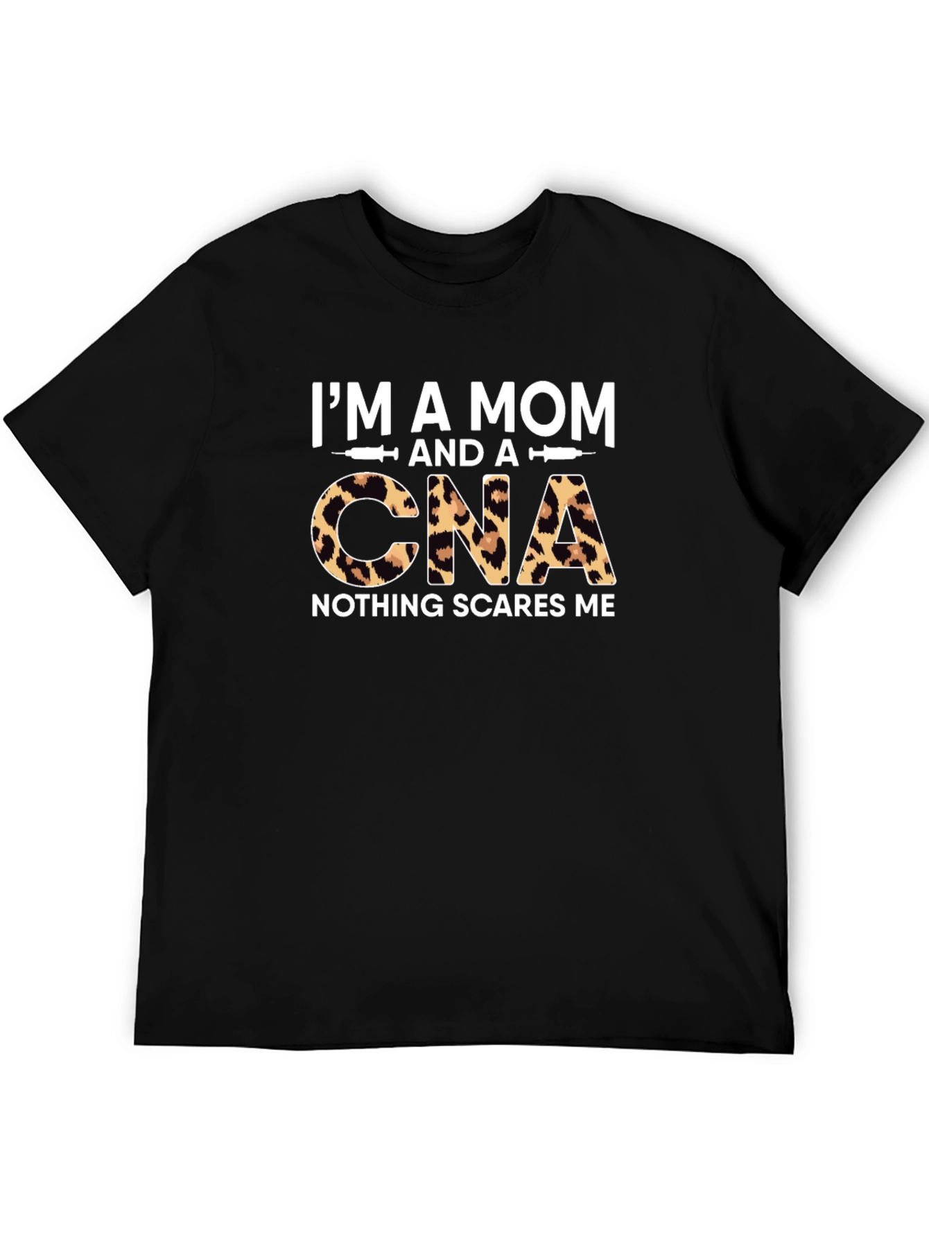 Im a Mom and a CNA T-Shirt Leopard Print