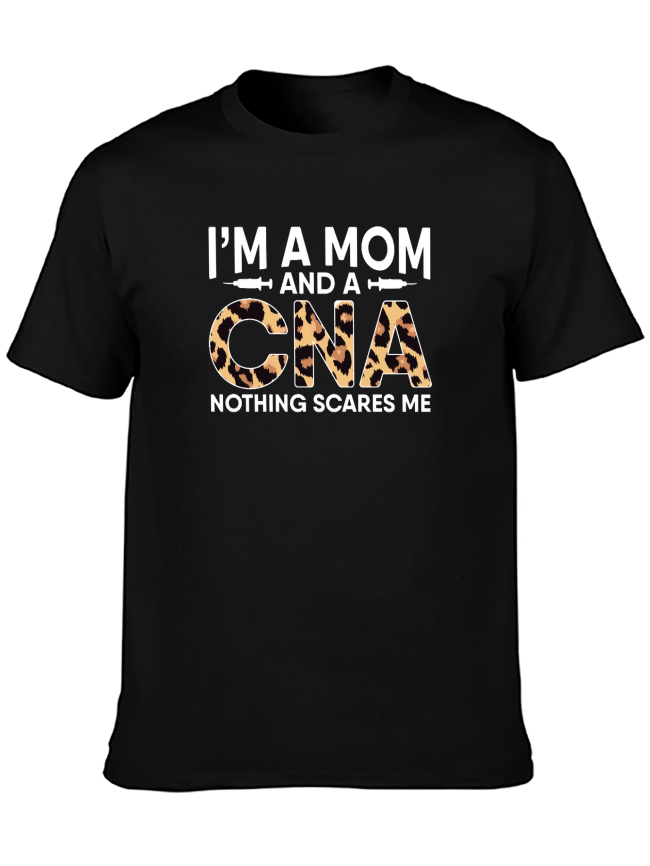Im a Mom and a CNA T-Shirt Leopard Print