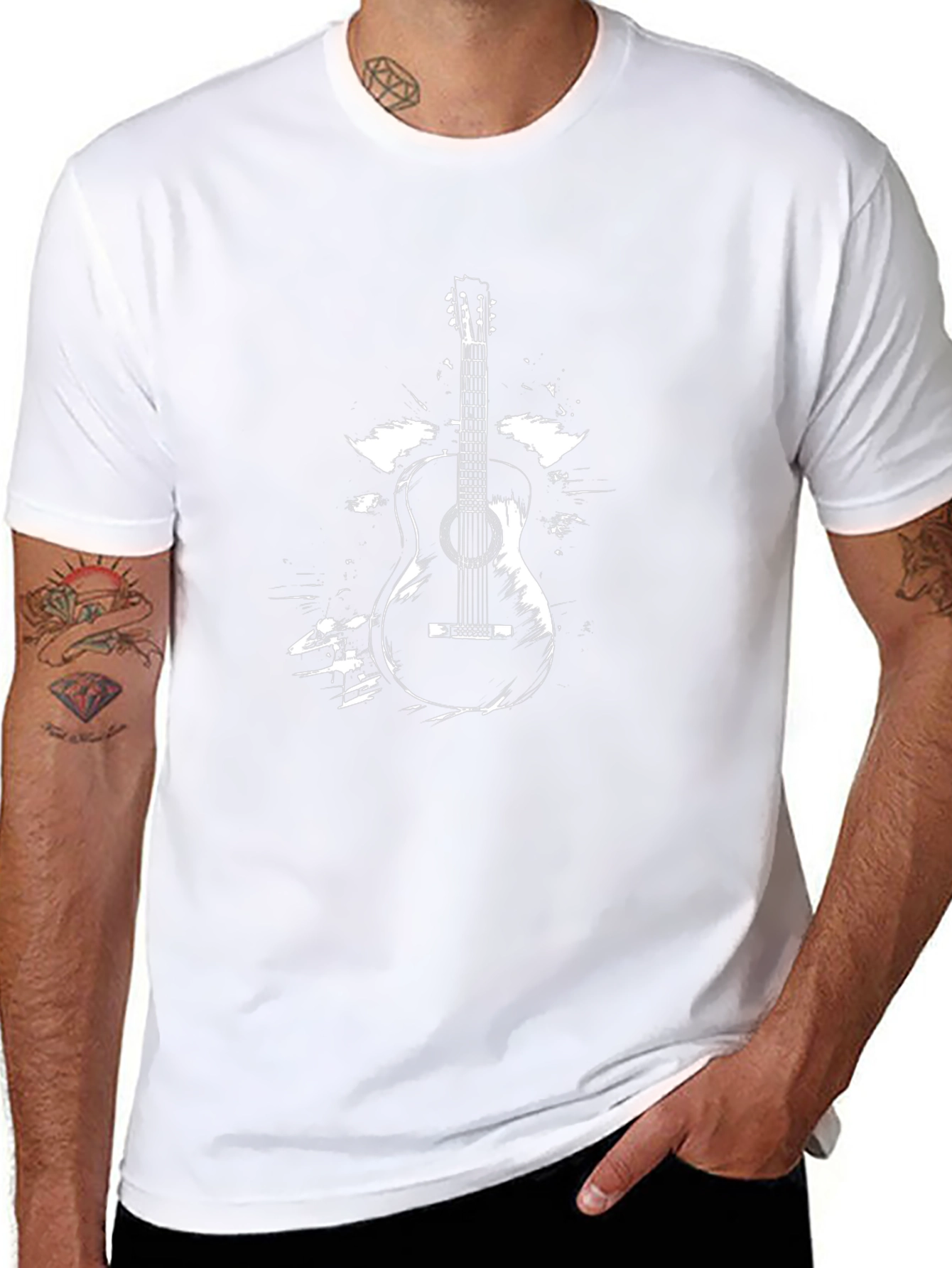 Guitar Graphic Tee - Classic Music Lover