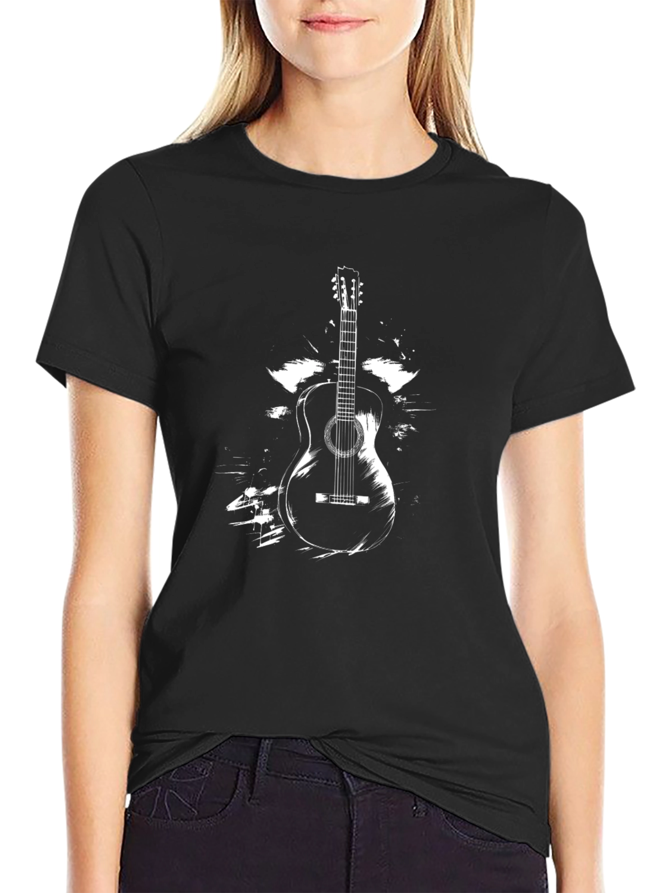 Guitar Graphic Tee - Classic Music Lover