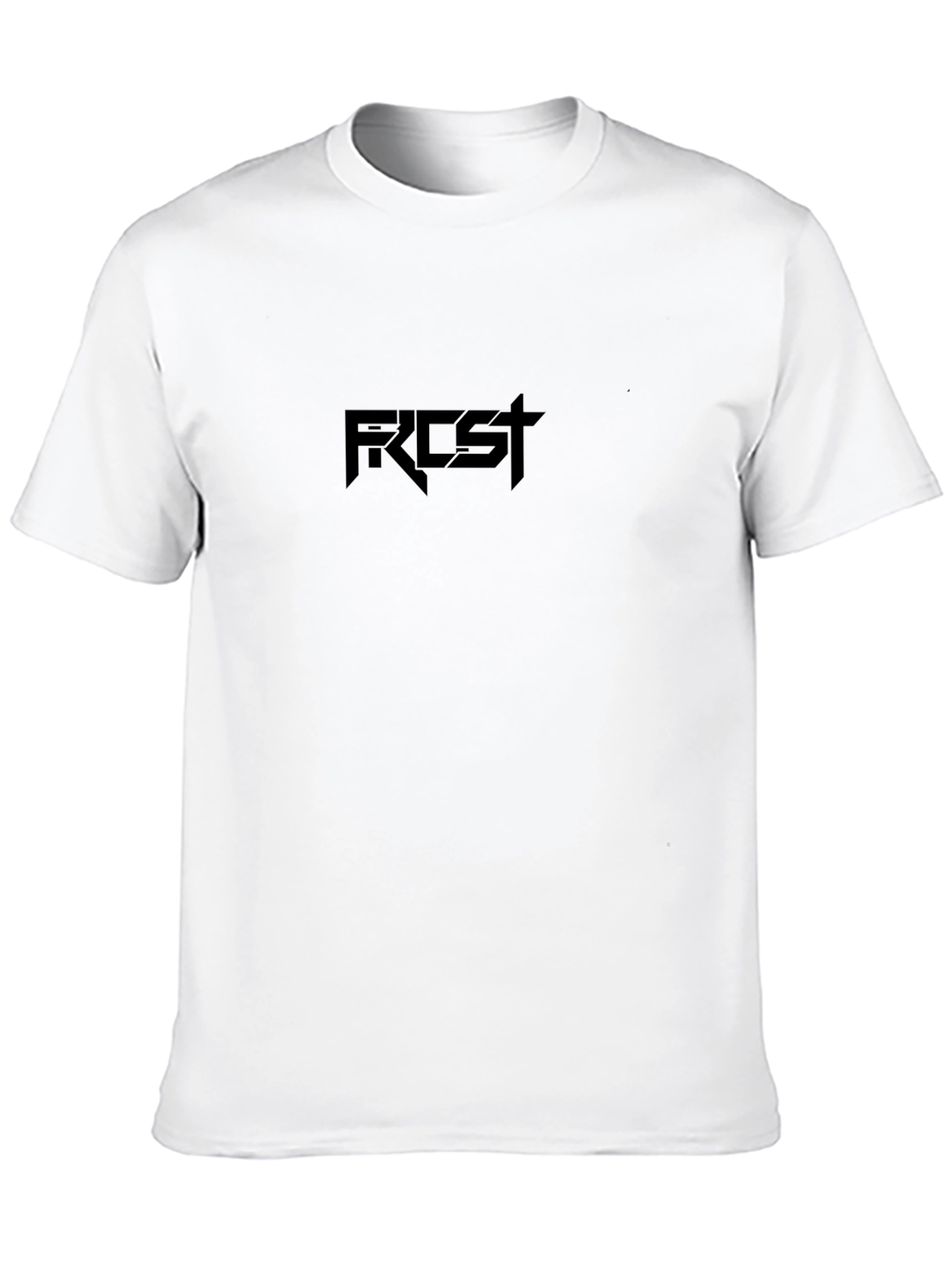 Mens Black T-Shirt with Priest Graphic