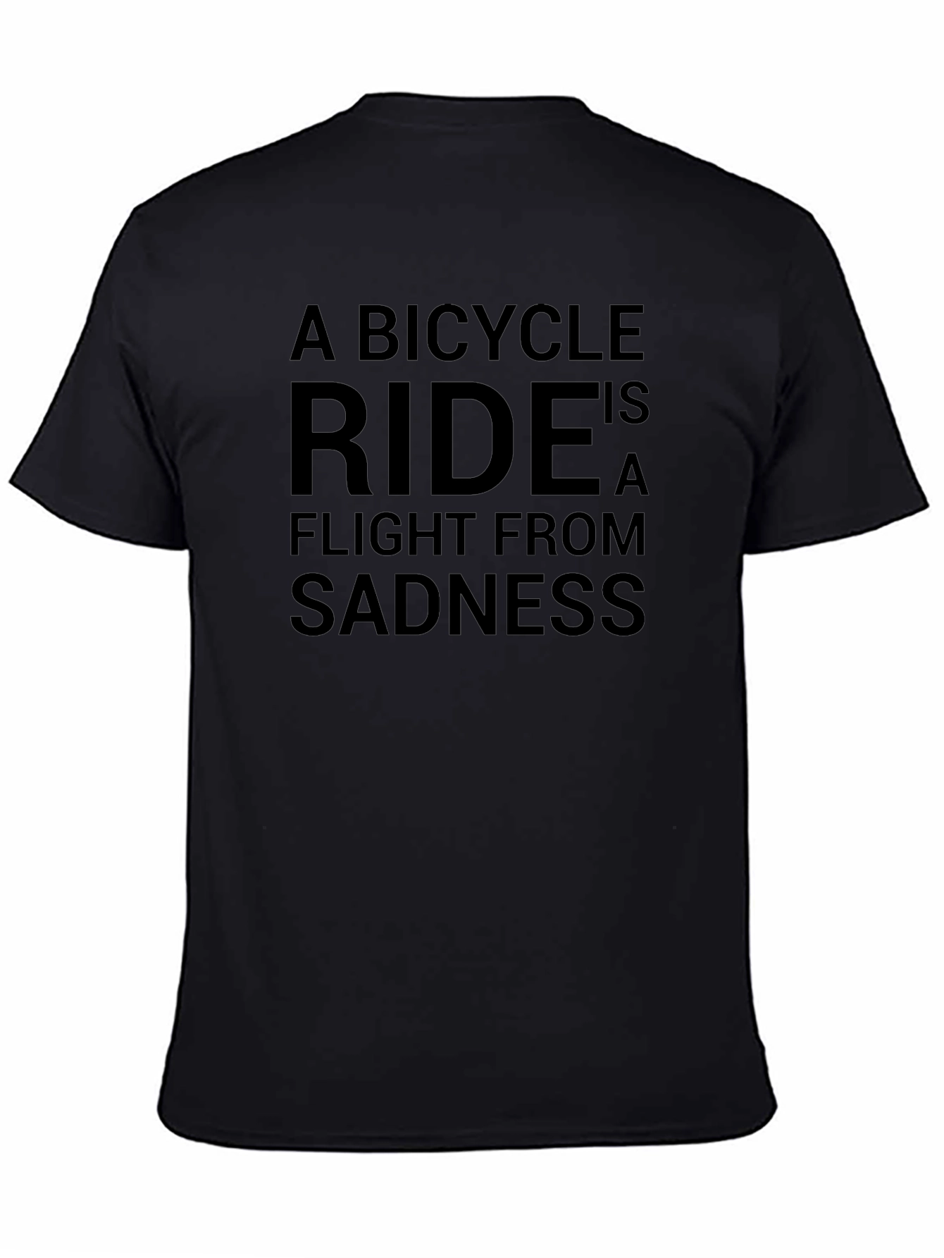 A Bicycle Ride is a Flight From Sadness Graphic Tee
