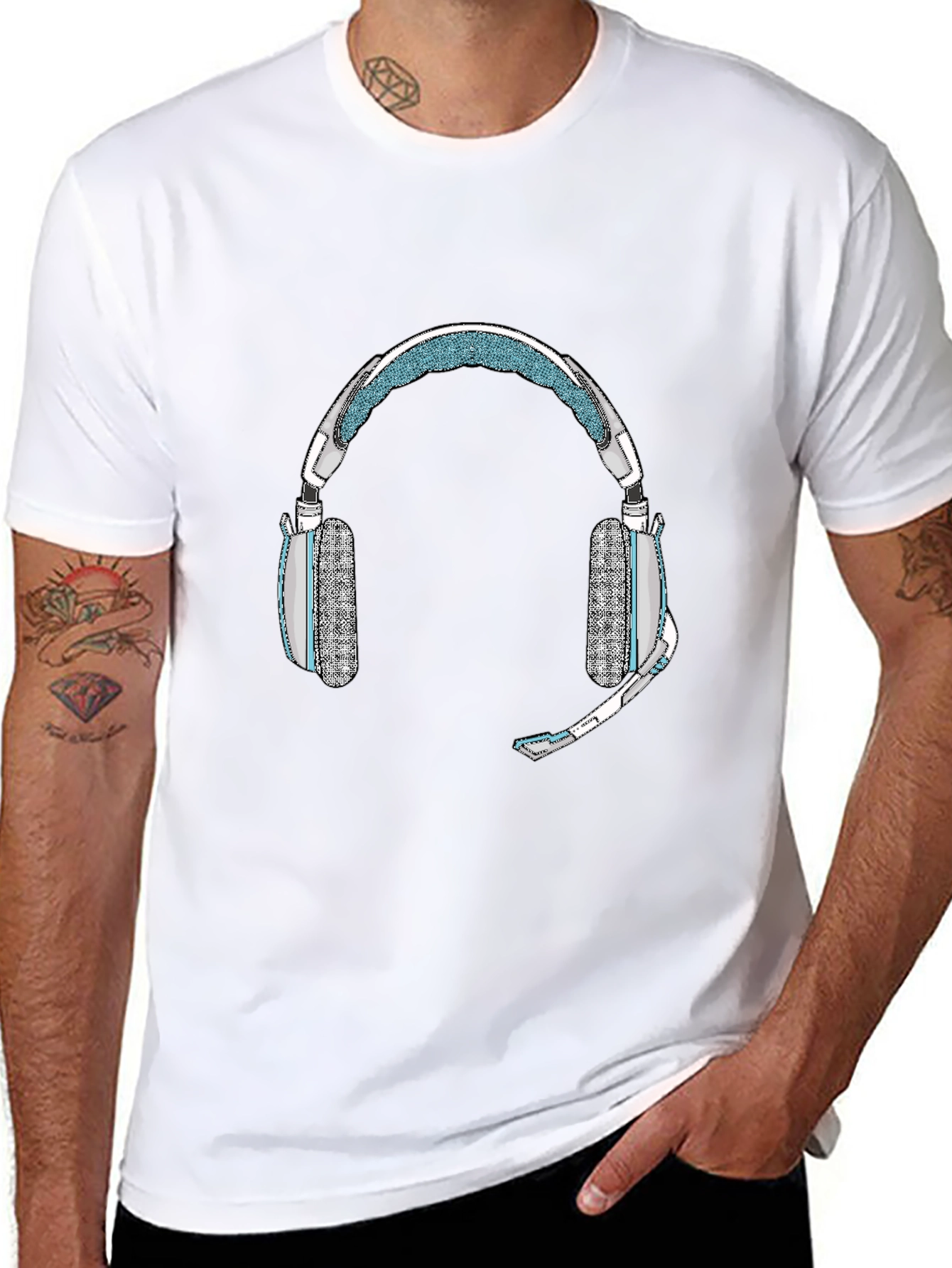 Gaming Headset T-Shirt - Gamer Style