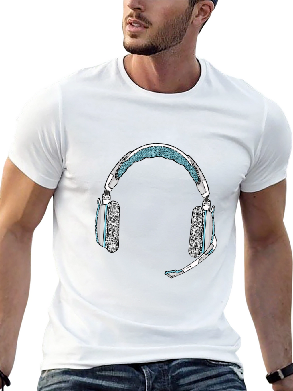 Gaming Headset T-Shirt - Gamer Style